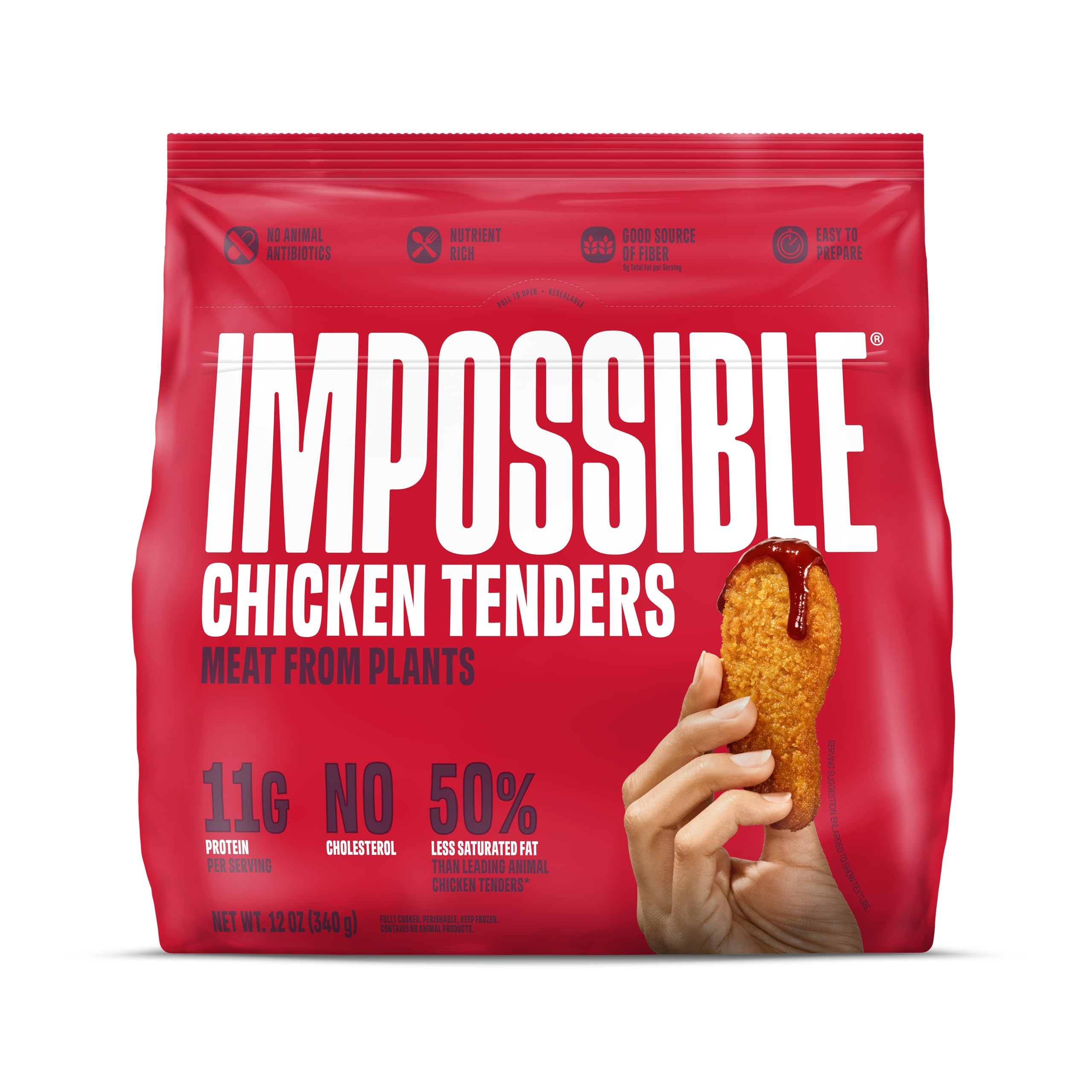Impossible Chicken Tenders Plant Based, 12 Ounce