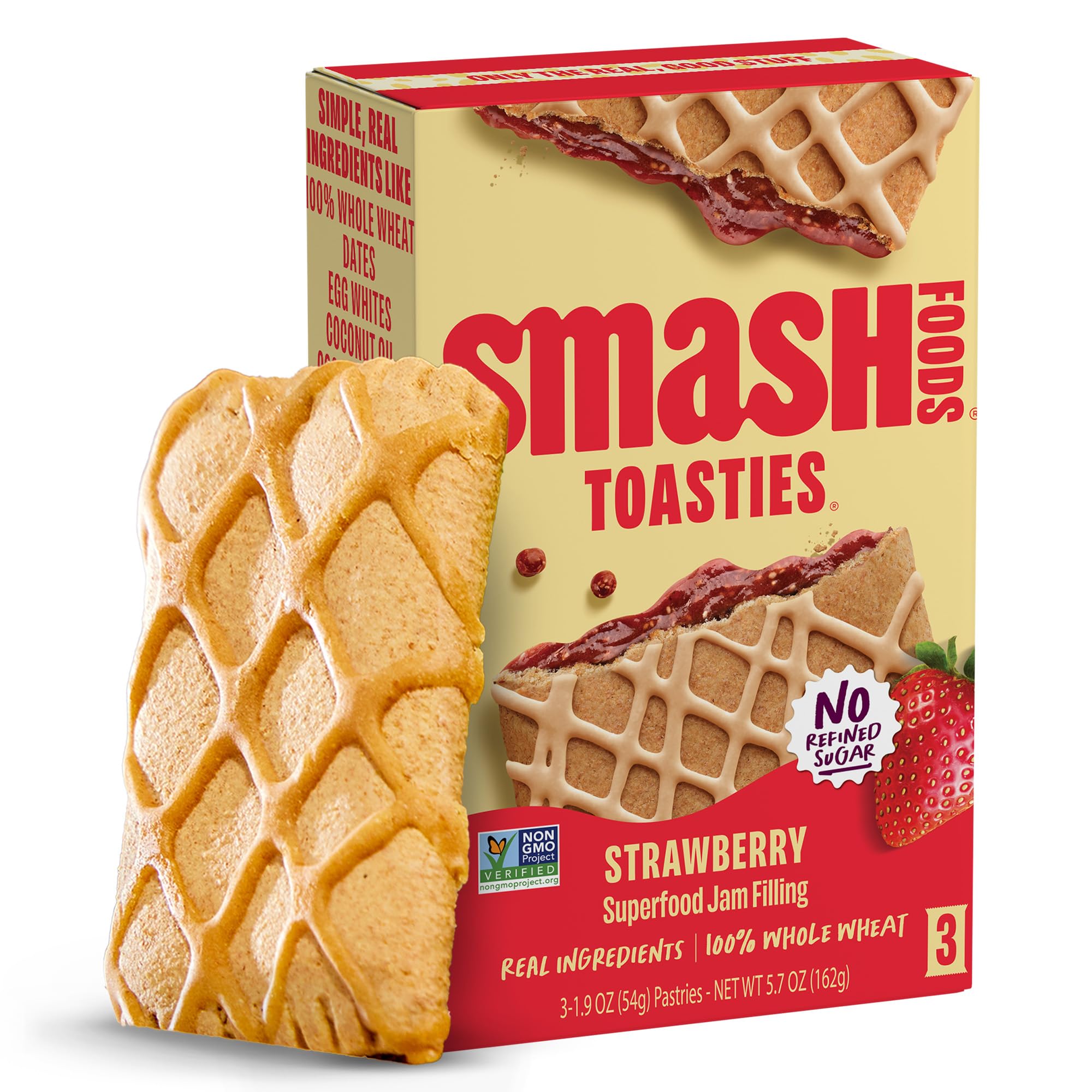 Smash Toasties Strawberry, 5.7 Ounce