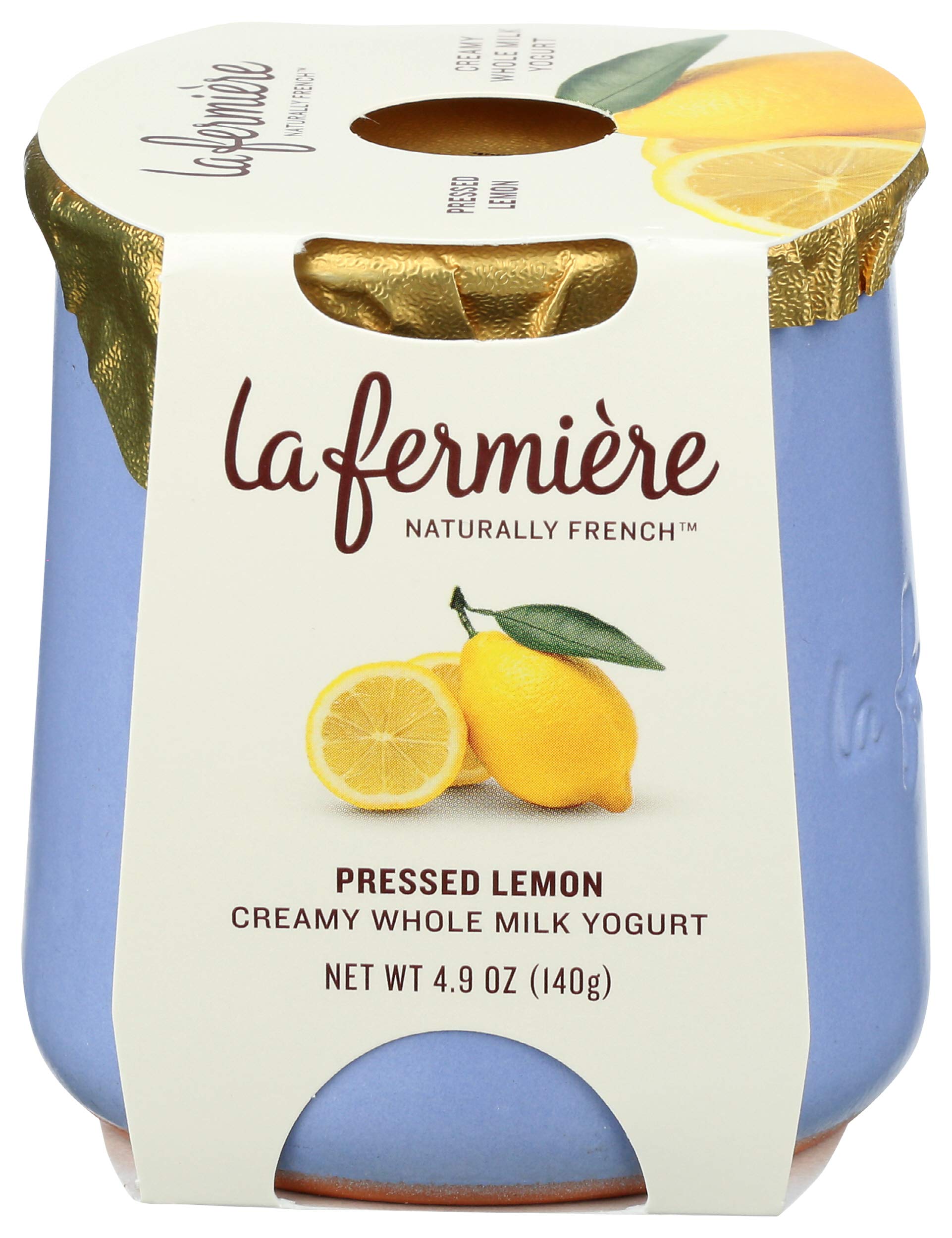 Yogurt French Whole Milk Pressed Lemon, 4.9 Ounce