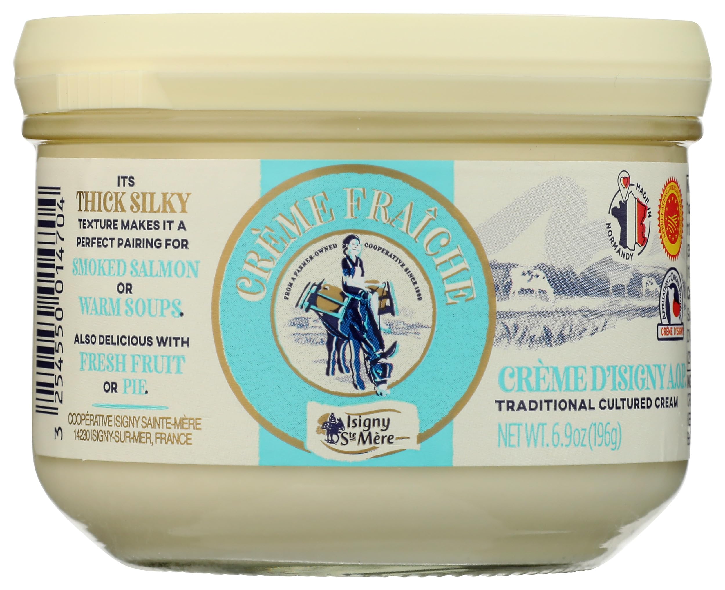 Isigny Ste Mere, Creme Fraiche, 6.9 Ounce
