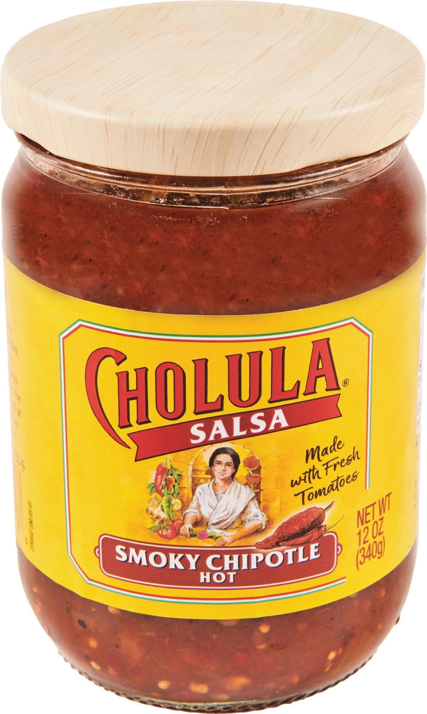Salsa Hot Smoky Chipotle, 12 Ounce