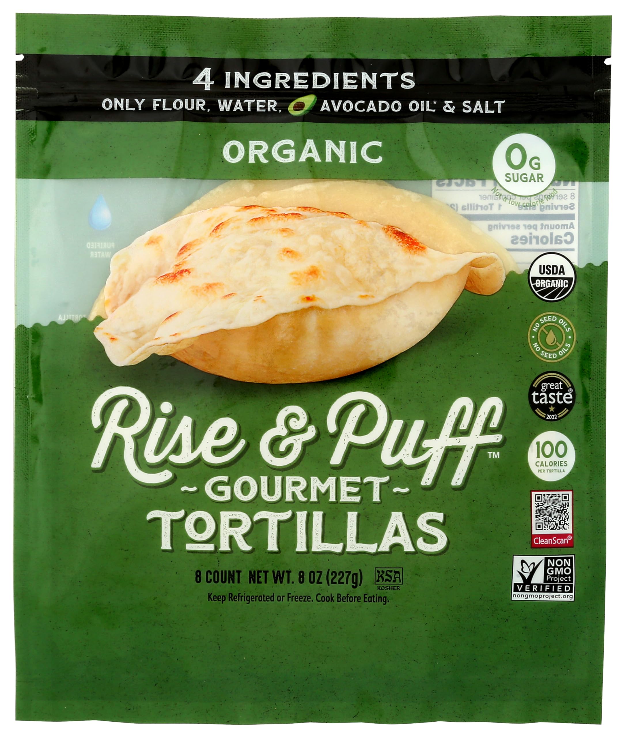 RISE N PUFF TORTILLAS ORGANIC