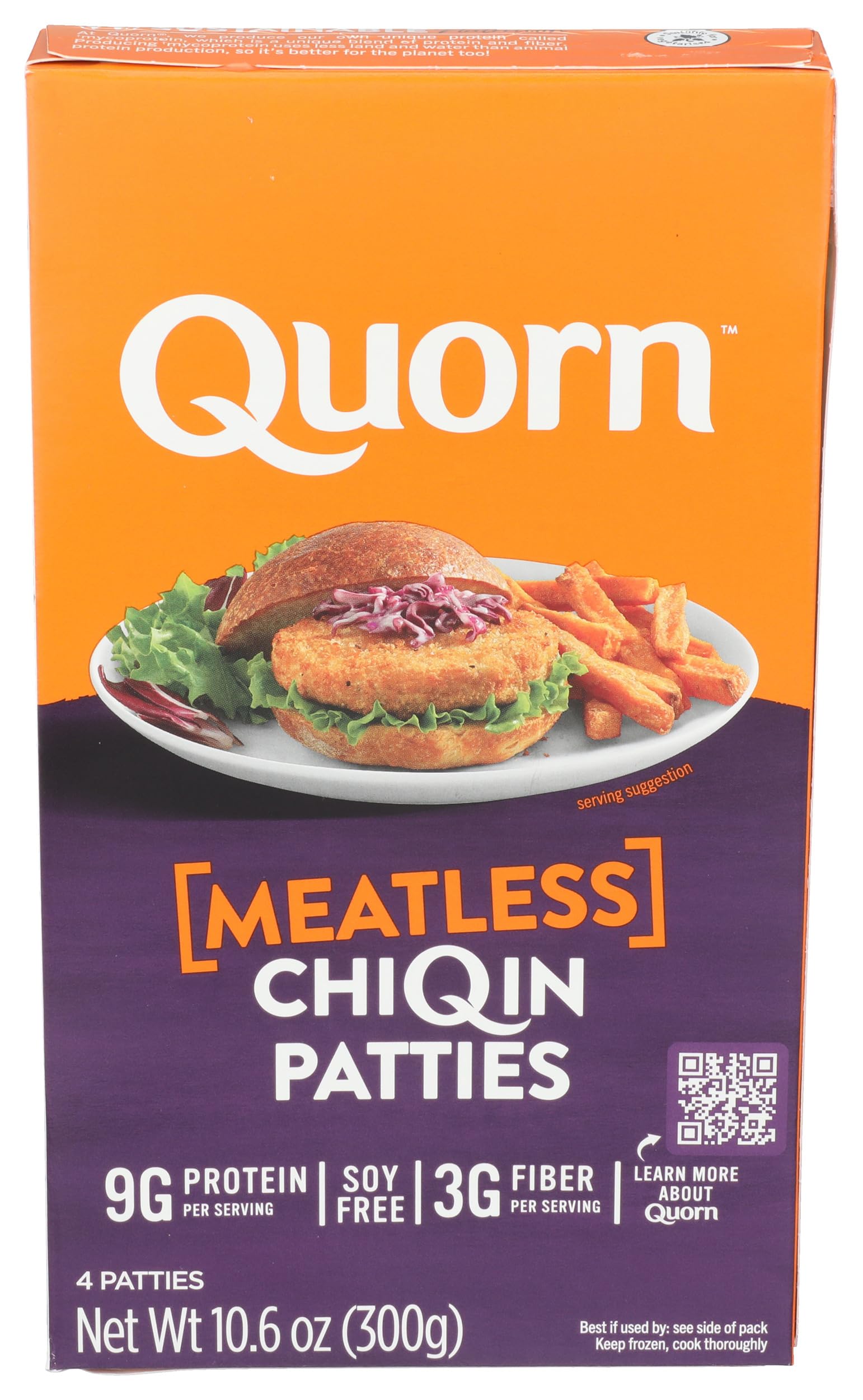 Quorn Patties Meatless, 10.6 Ounce