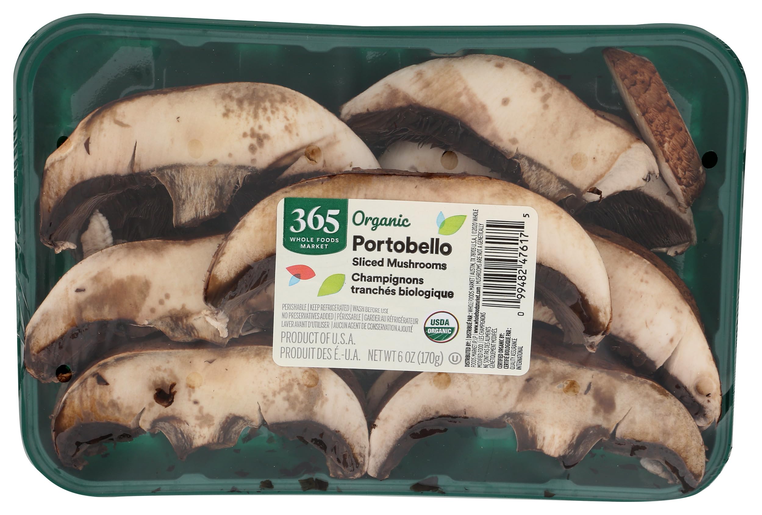 Mushroom Portobello Sliced Organic, 6 Ounce