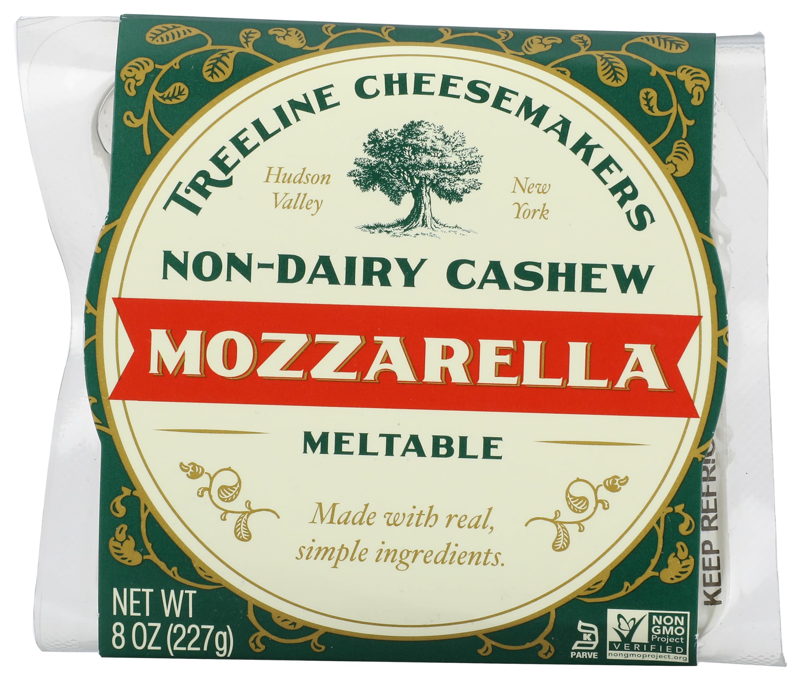 Treeline Non-Dairy Cashew Mozzarella, 8 OZ