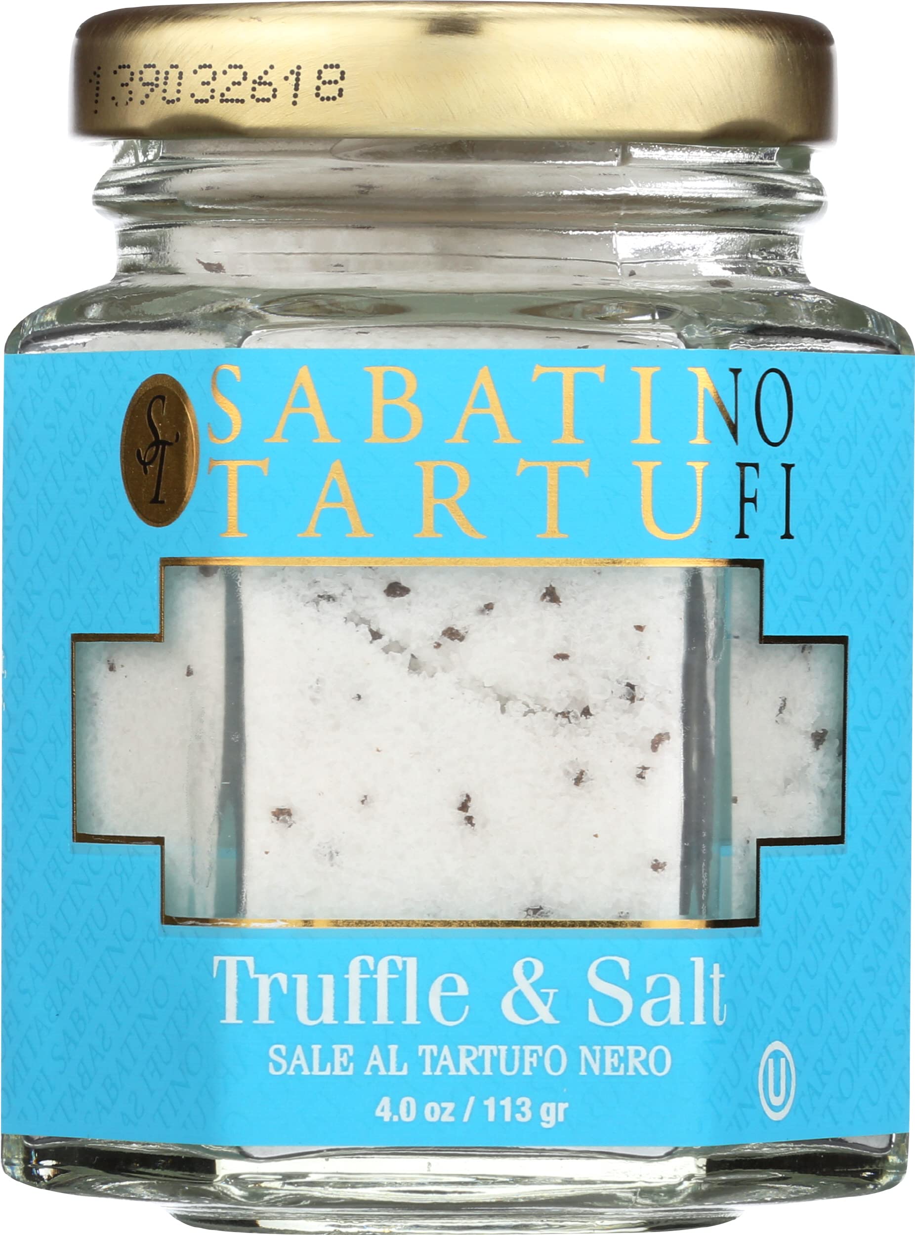 Sabatino Tartufi Truffle Salt Seasoning, All Natural Gourmet Truffle Salt, Sicilian Sea Salt,Kosher, Non-Gmo Project Certified, 4 oz | All-natural gourmet; Kosher; Non-GMO Project Certified