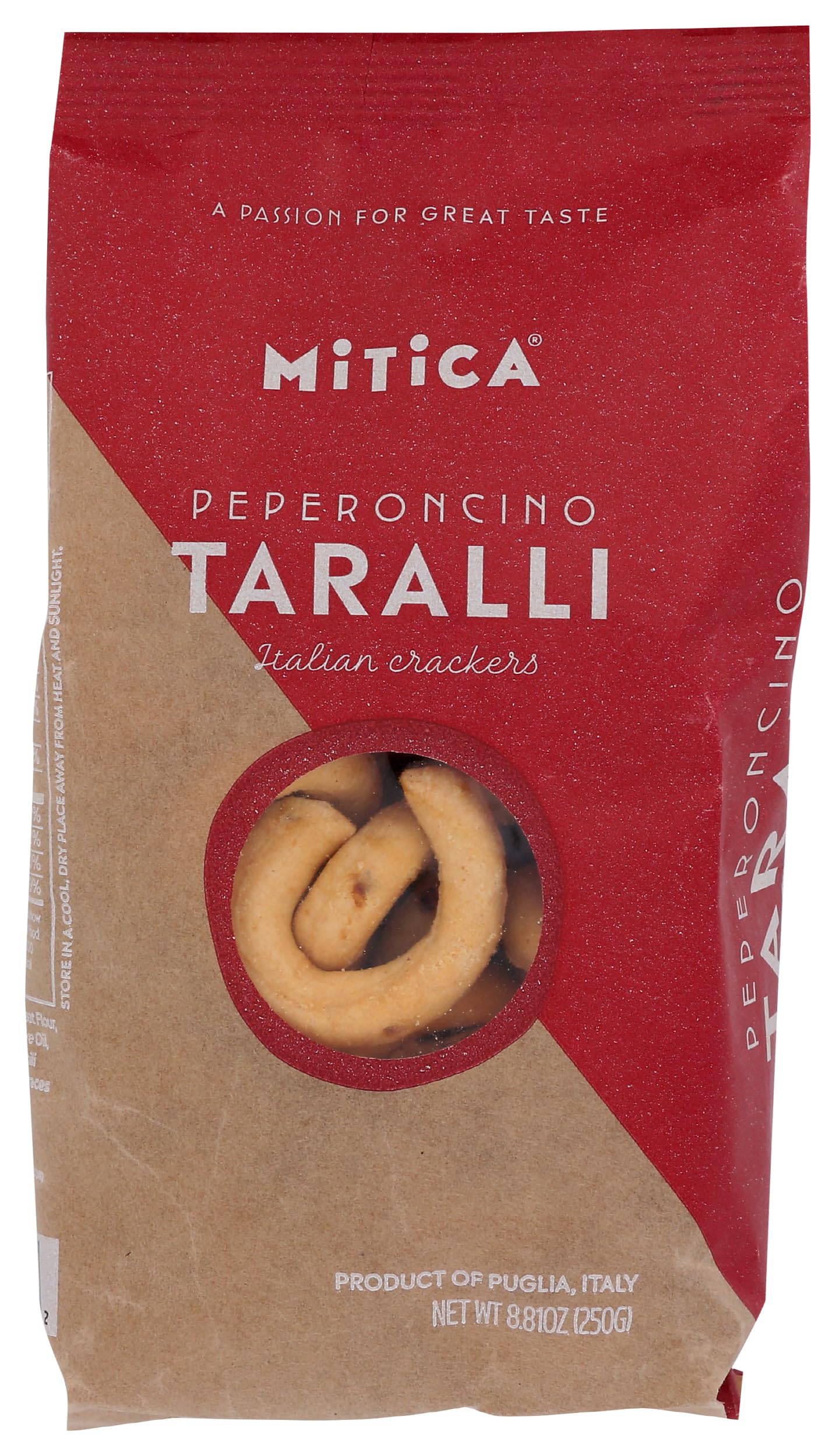 Mitica Taralli Peperoncino, 8.8 Ounce