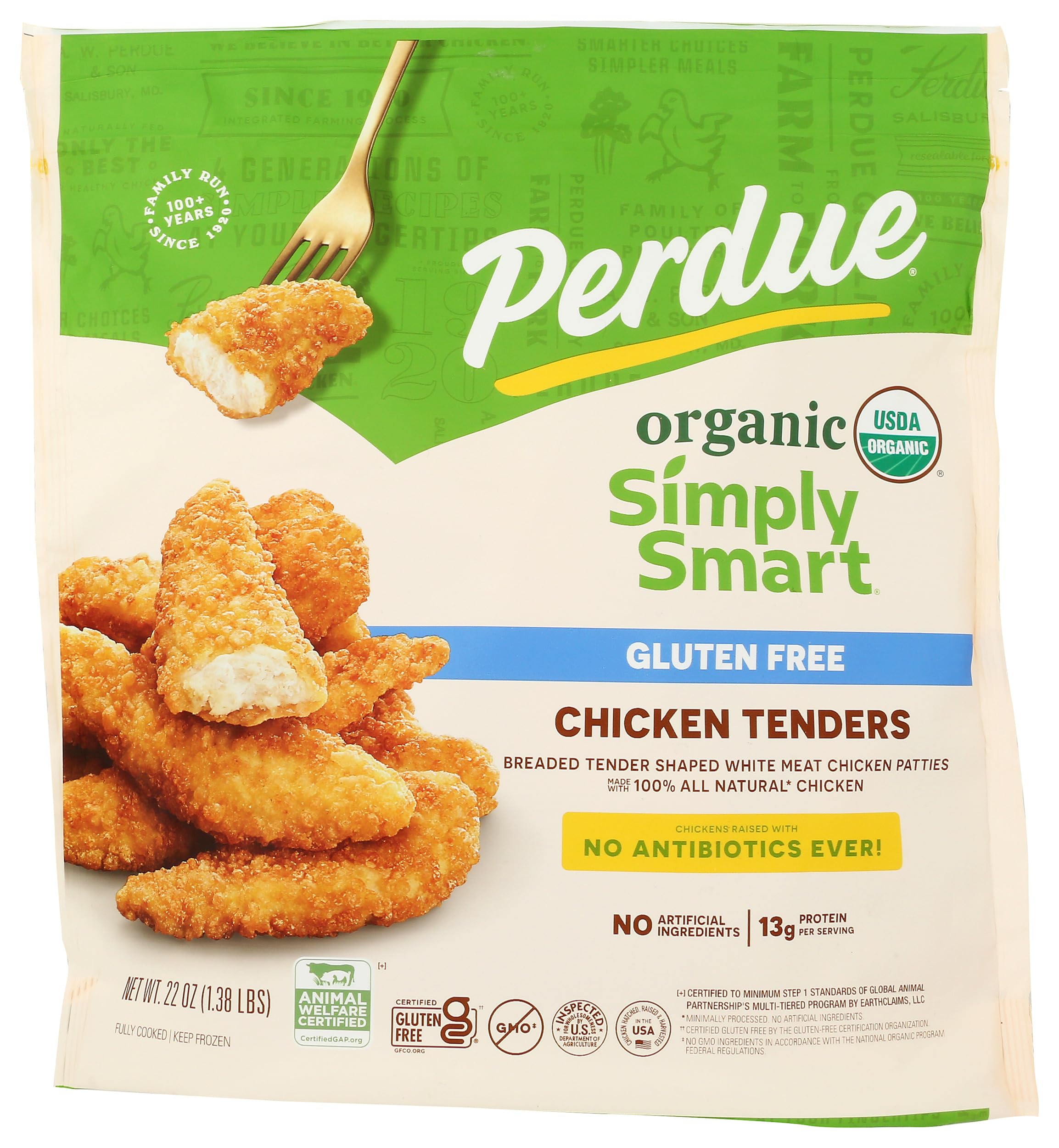 Perdue Organic Simply Smart Tenders, 22 OZ