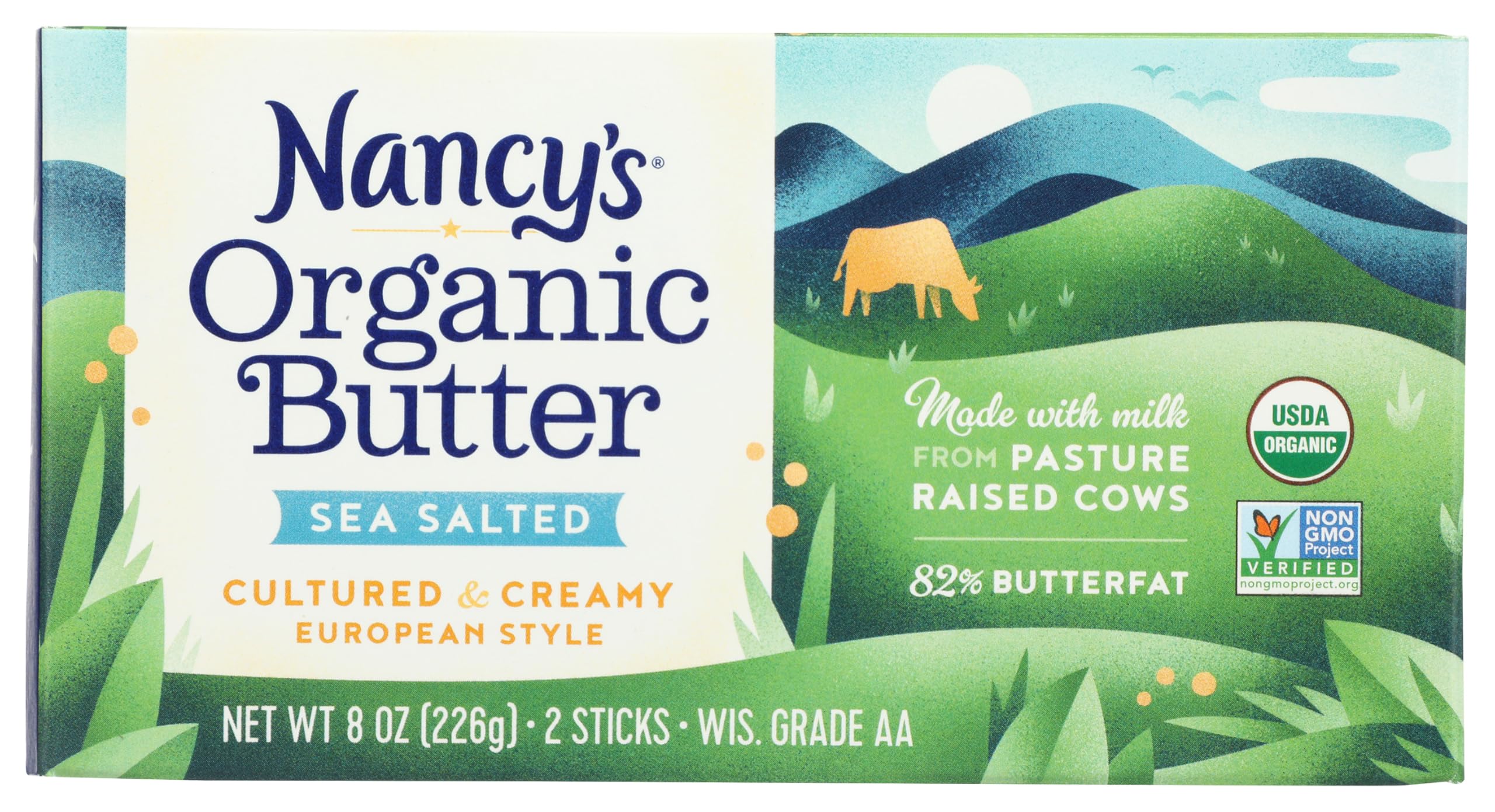 Nancys Yogurt, Butter Salted Organic, 8 Ounce