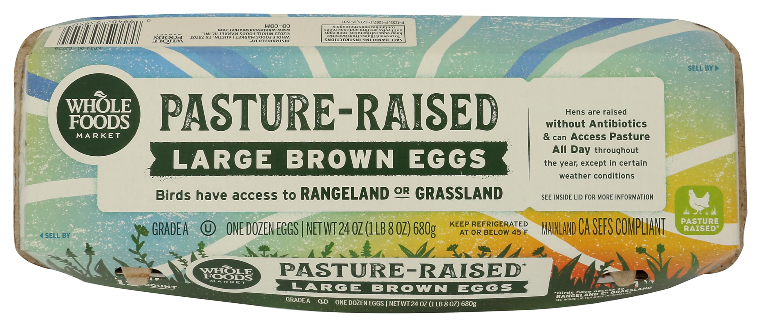 Whole Foods Market Pasture Large Brown Grade A Eggs 12 Count, 12 CT
