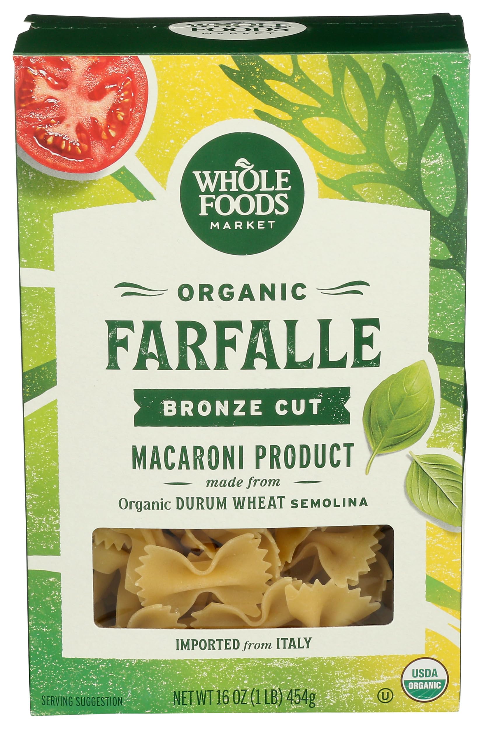 Whole Foods Market Organic Farfalle, 16 Ounce
