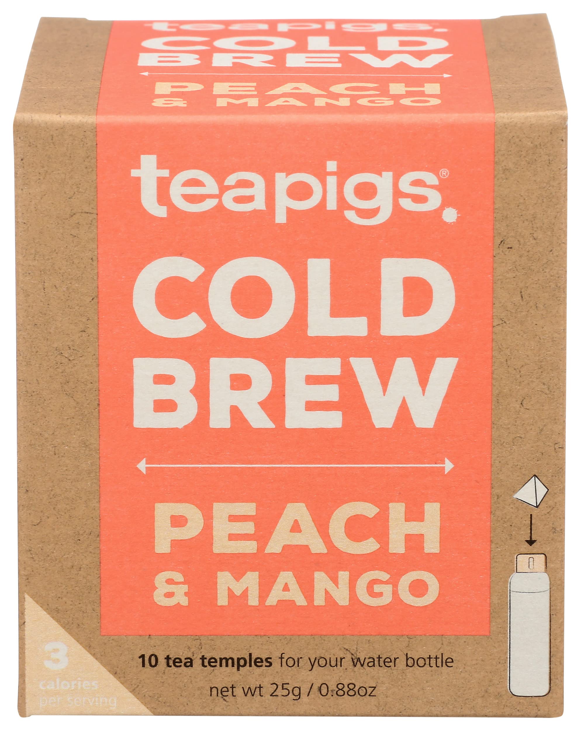 Teapigs, Tea Cold Brew Peach Mango, 0.88 Ounce