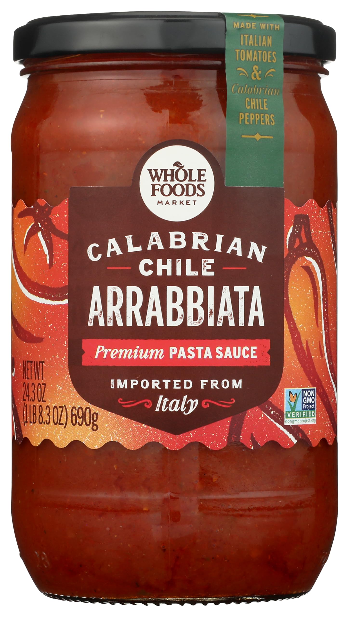 Whole Foods Market Arrabbiata Pasta Sauce, 24.3 OZ
