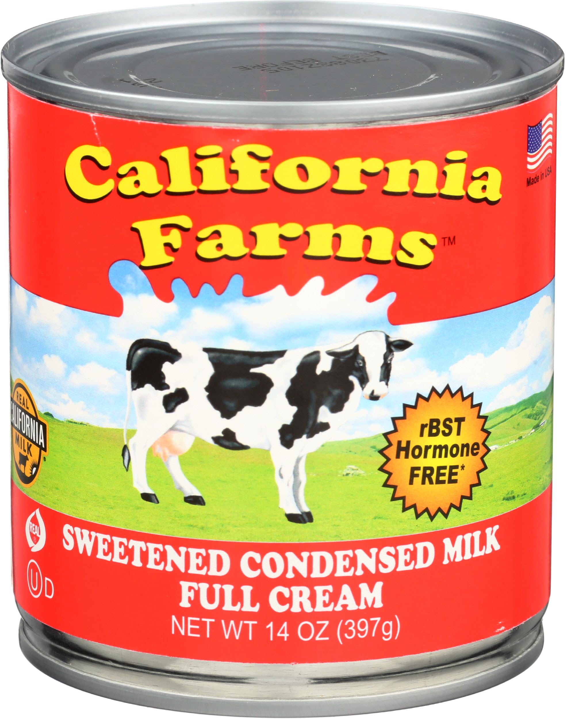 California Farms, Milk Condensed Sweetened Gluten Free, 14 Ounce
