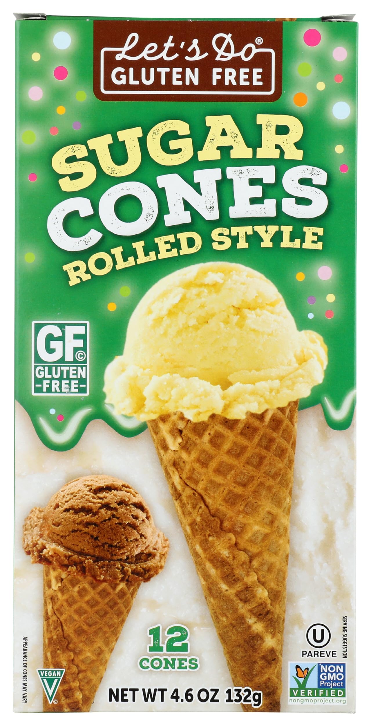 Let's Do Organic Let's Do, Sugar Cones, 4.6 Ounce