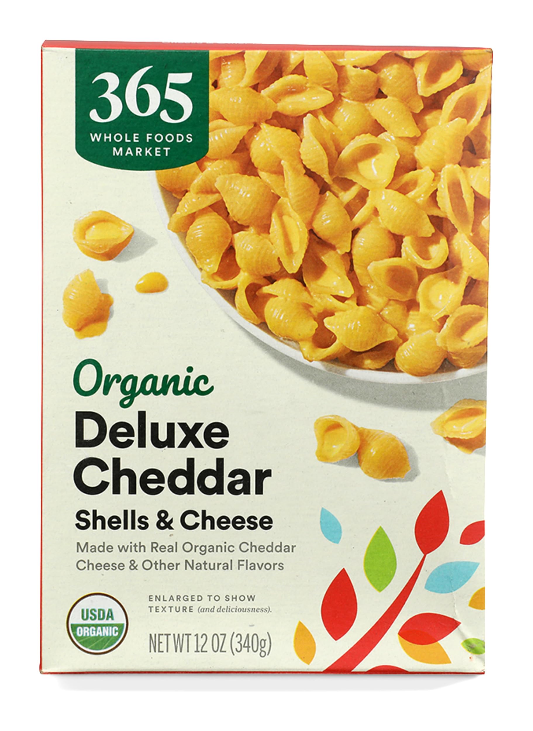 Organic Deluxe Cheddar Shells and Cheese, 12 Ounce