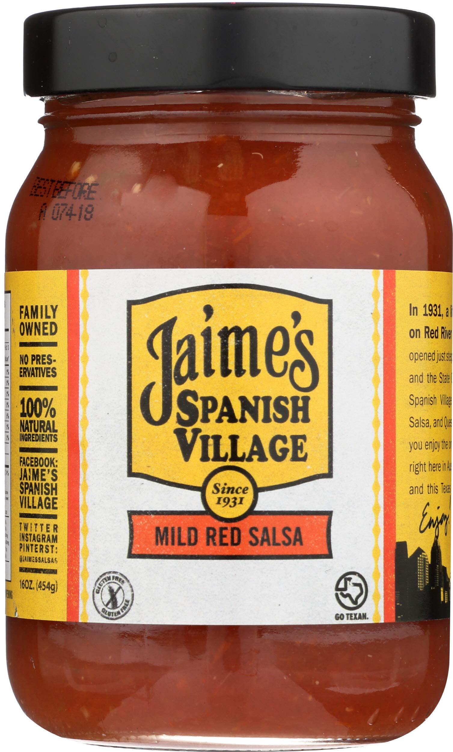 Jaimes Mild Red Salsa, 16 OZ