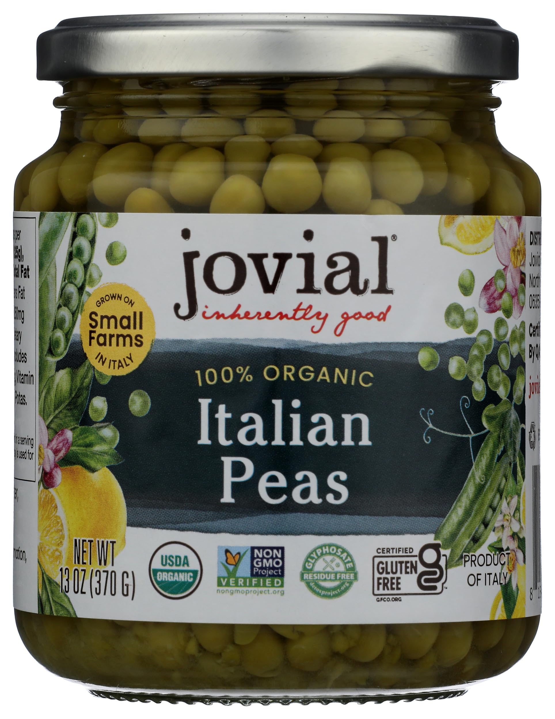 Jovial Peas Italian Og, 13 Ounce