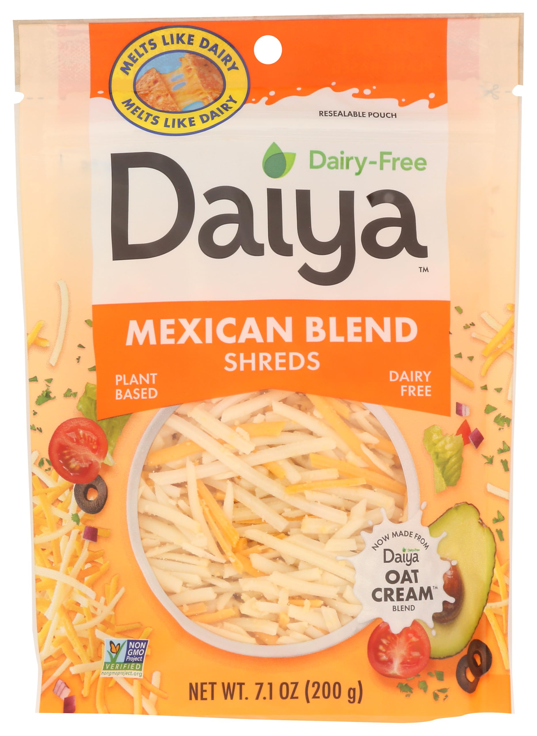 Daiya Cheese Shreds Dairy Free Mexican, 7.1 Ounce