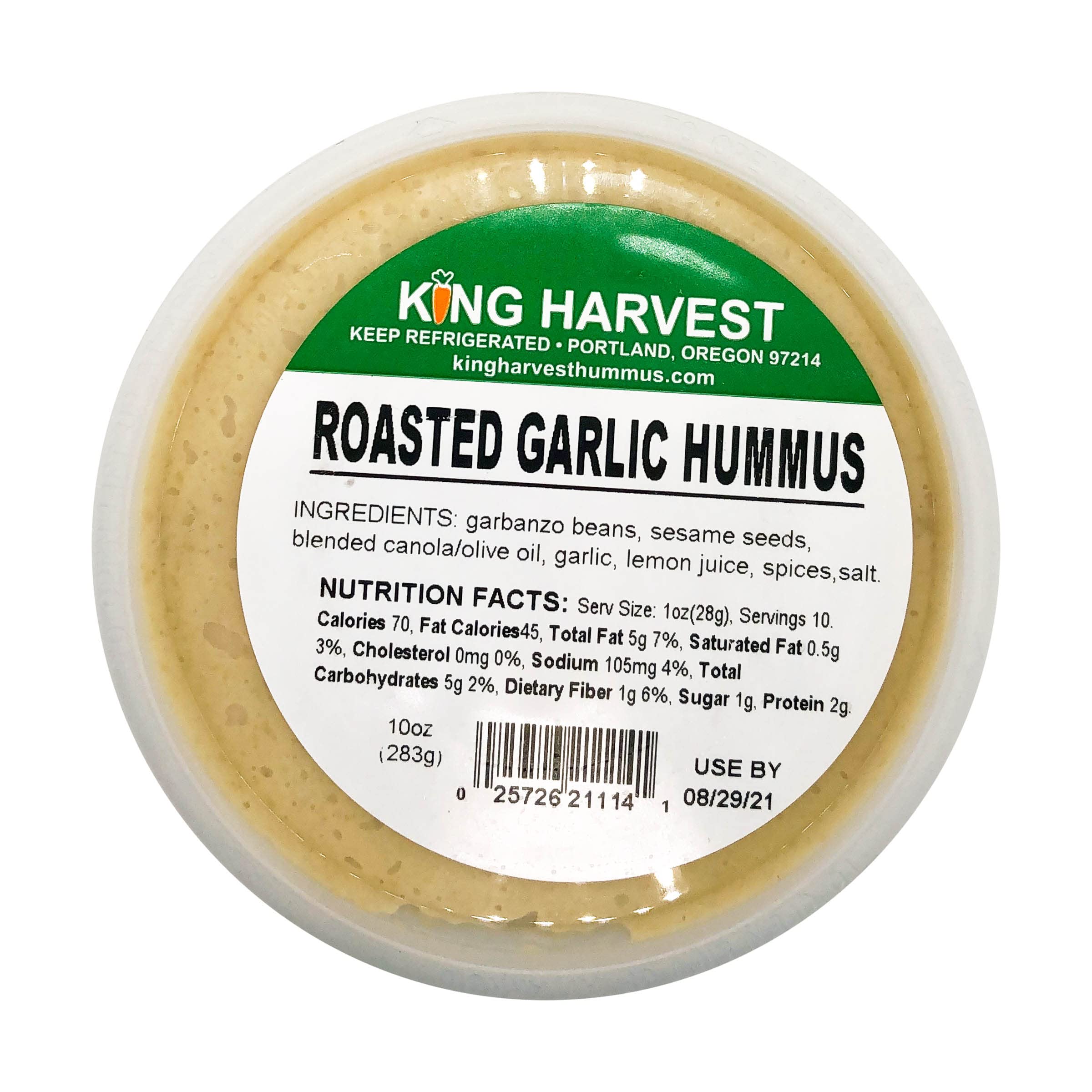 Hummus Roasted Garlic, 10 Ounce