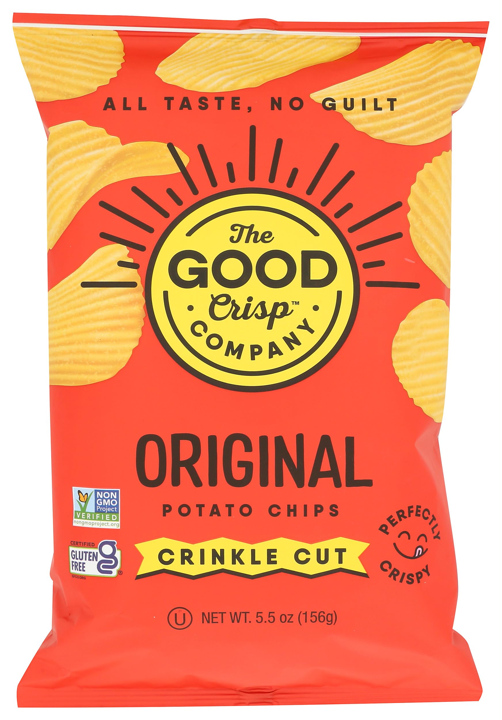 Chips Potato Crinkle Cut Original, 5.5 Ounce