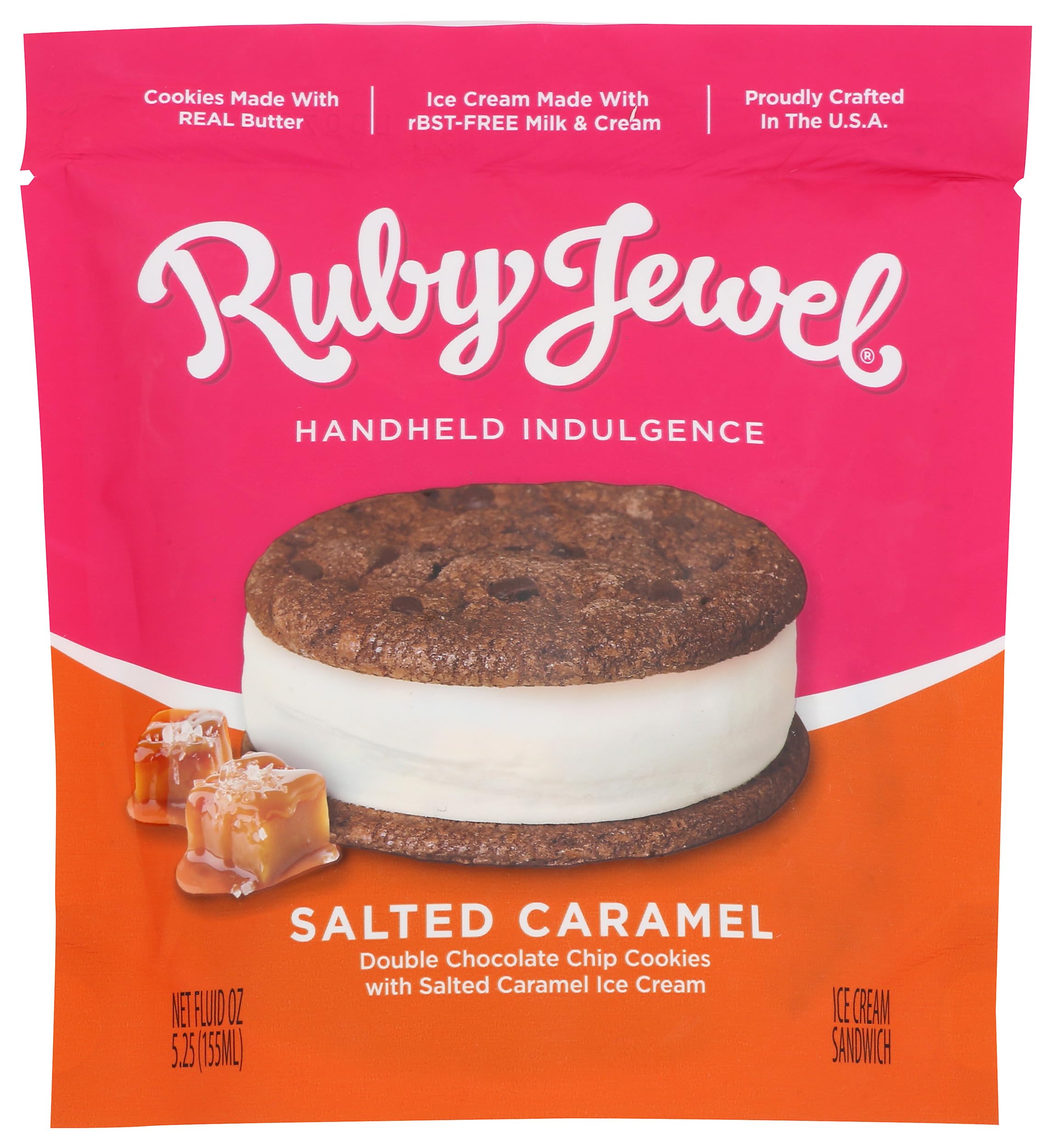 Ice Cream Sandwich Salted Caramel, 5.25 Fl Oz