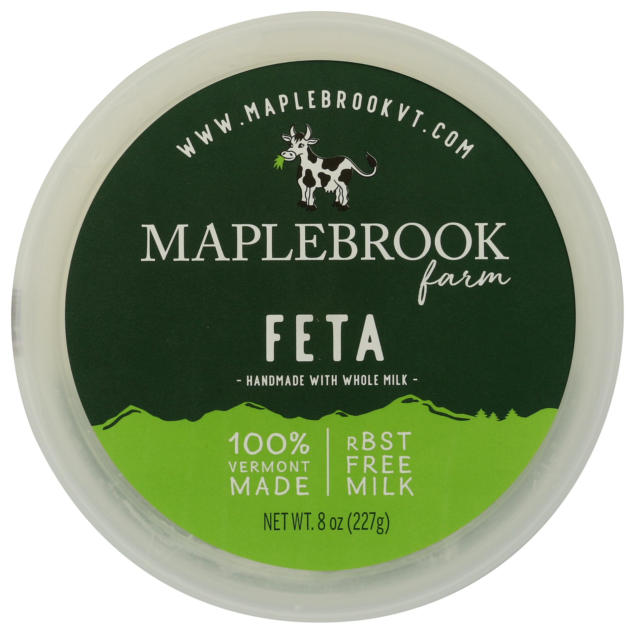 Maplebrook Farm Feta Block Whole Milk, 8 Ounce