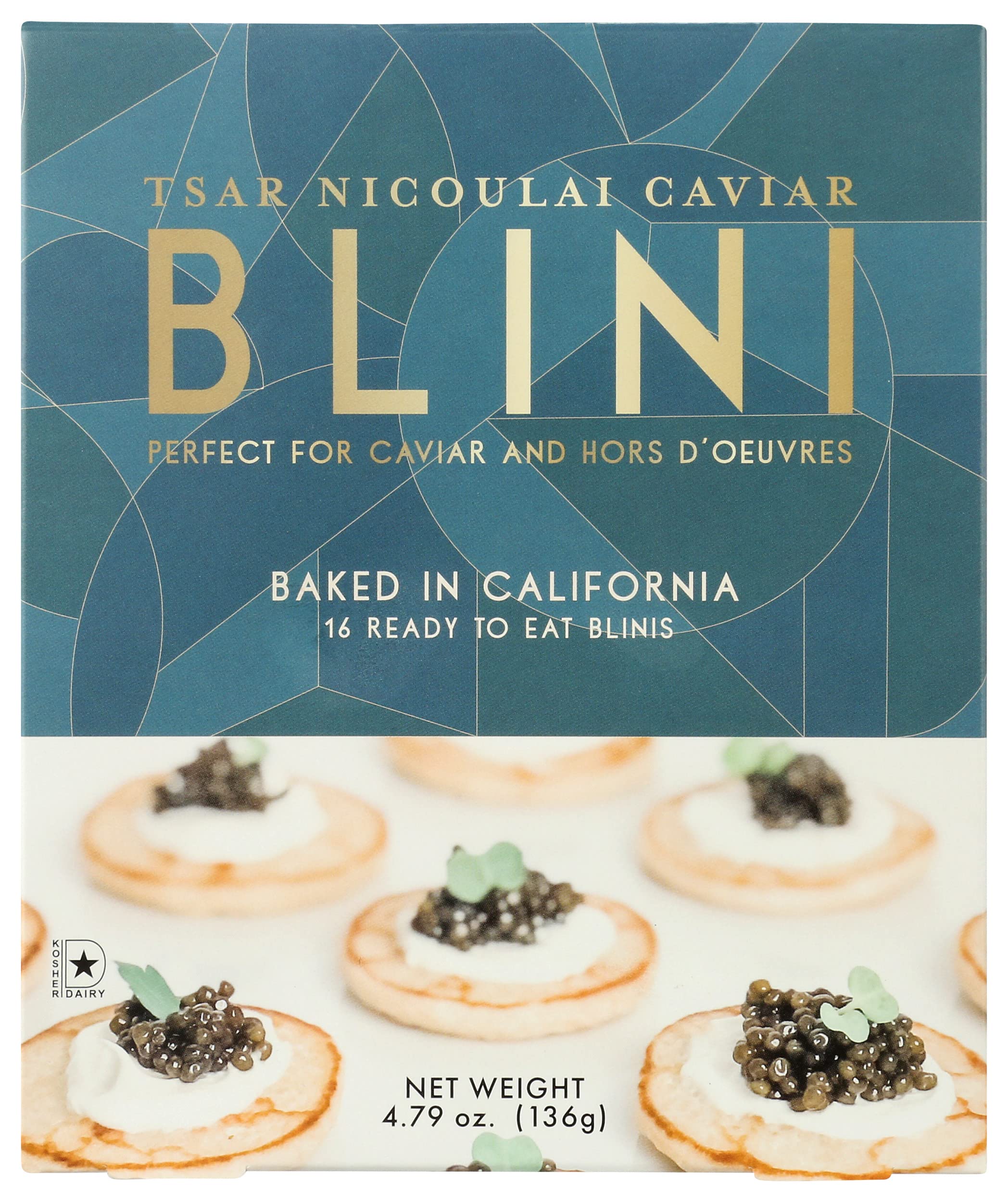 Blini Caviar Cocktail Previously Frozen, 4.79 Ounce