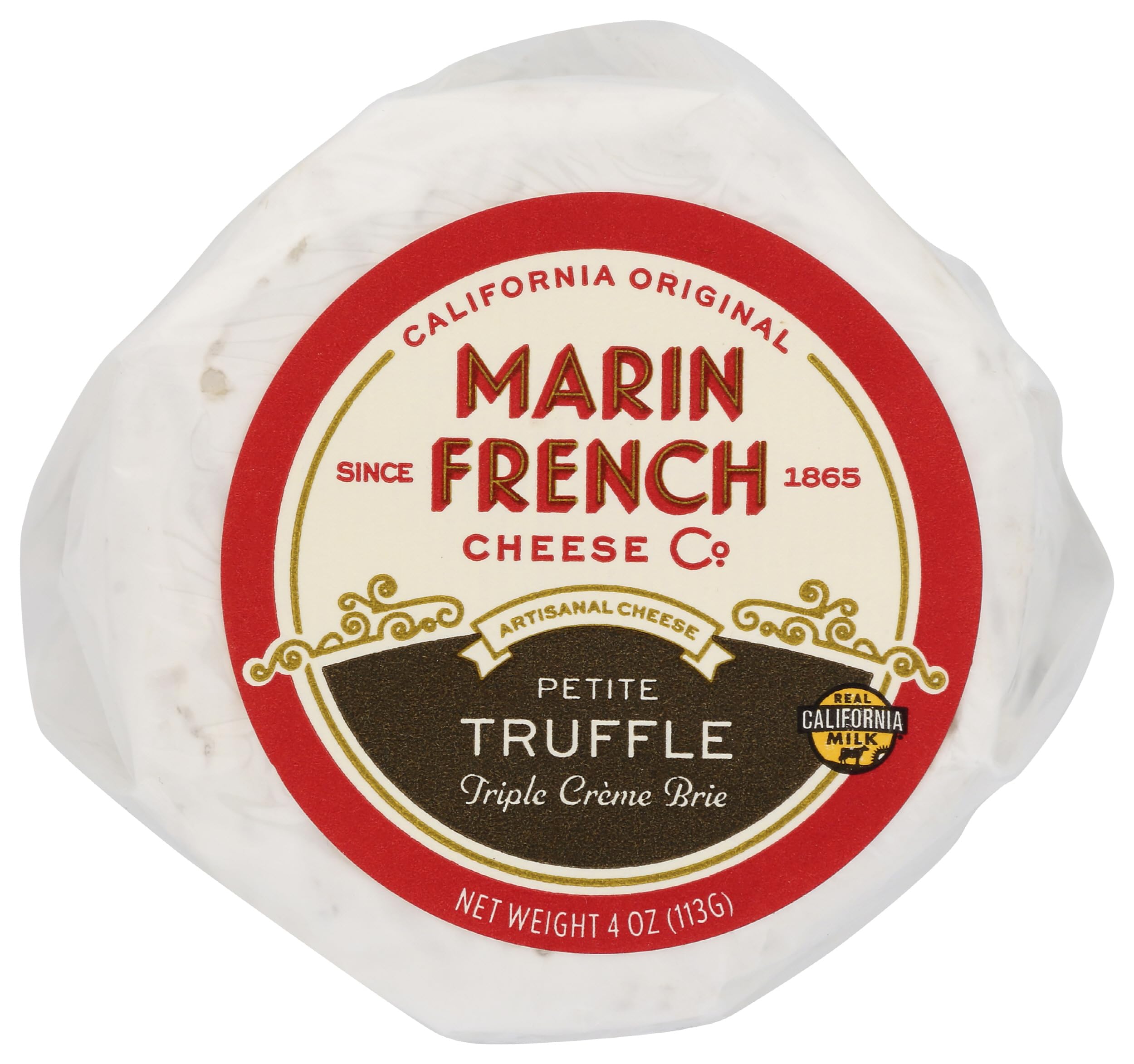 Marin French Cheese Co Petite Truffle Triple Creme Brie, 4 OZ