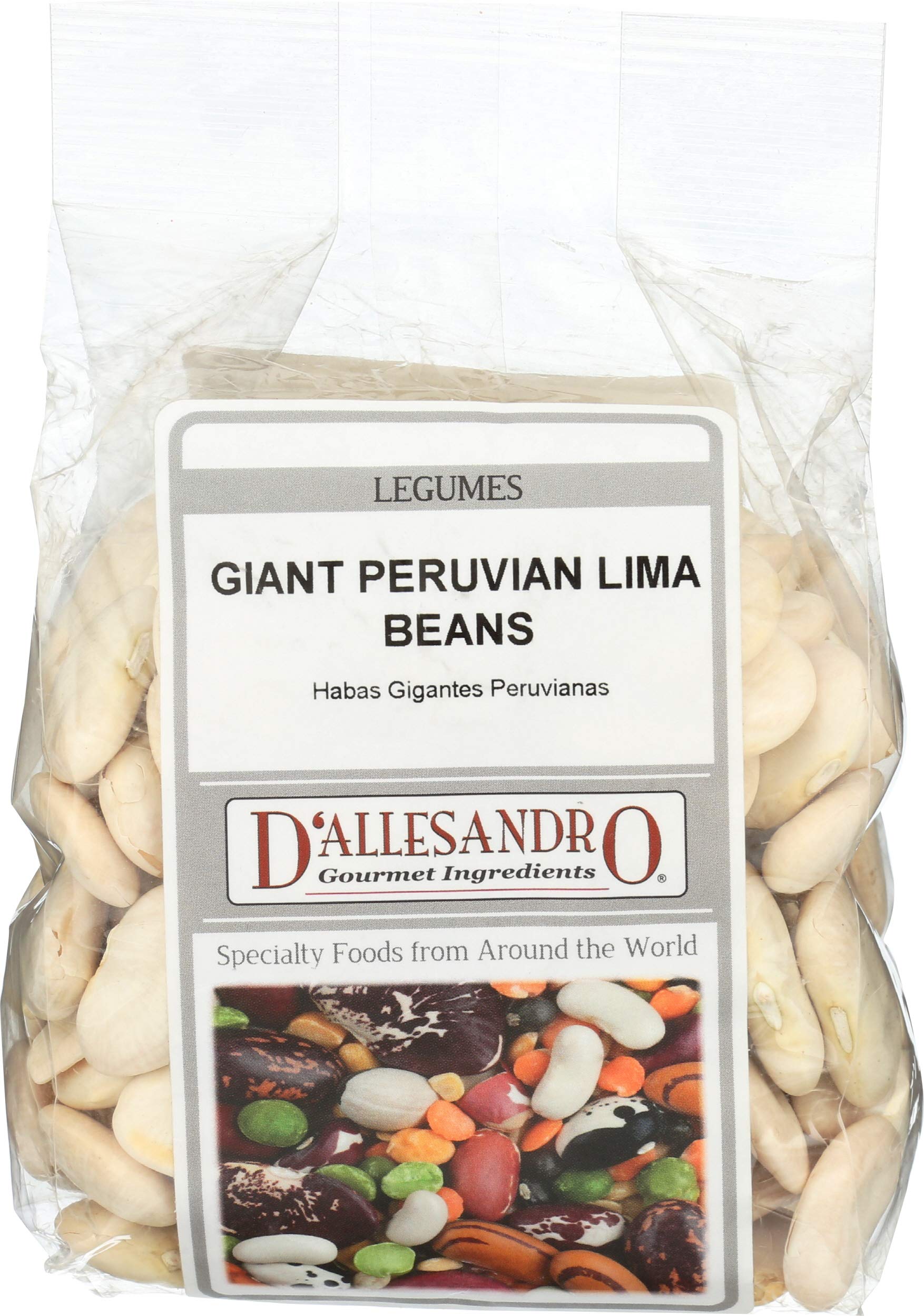 D Allasandro Giant Peruvian Lima Beans, 12 OZ