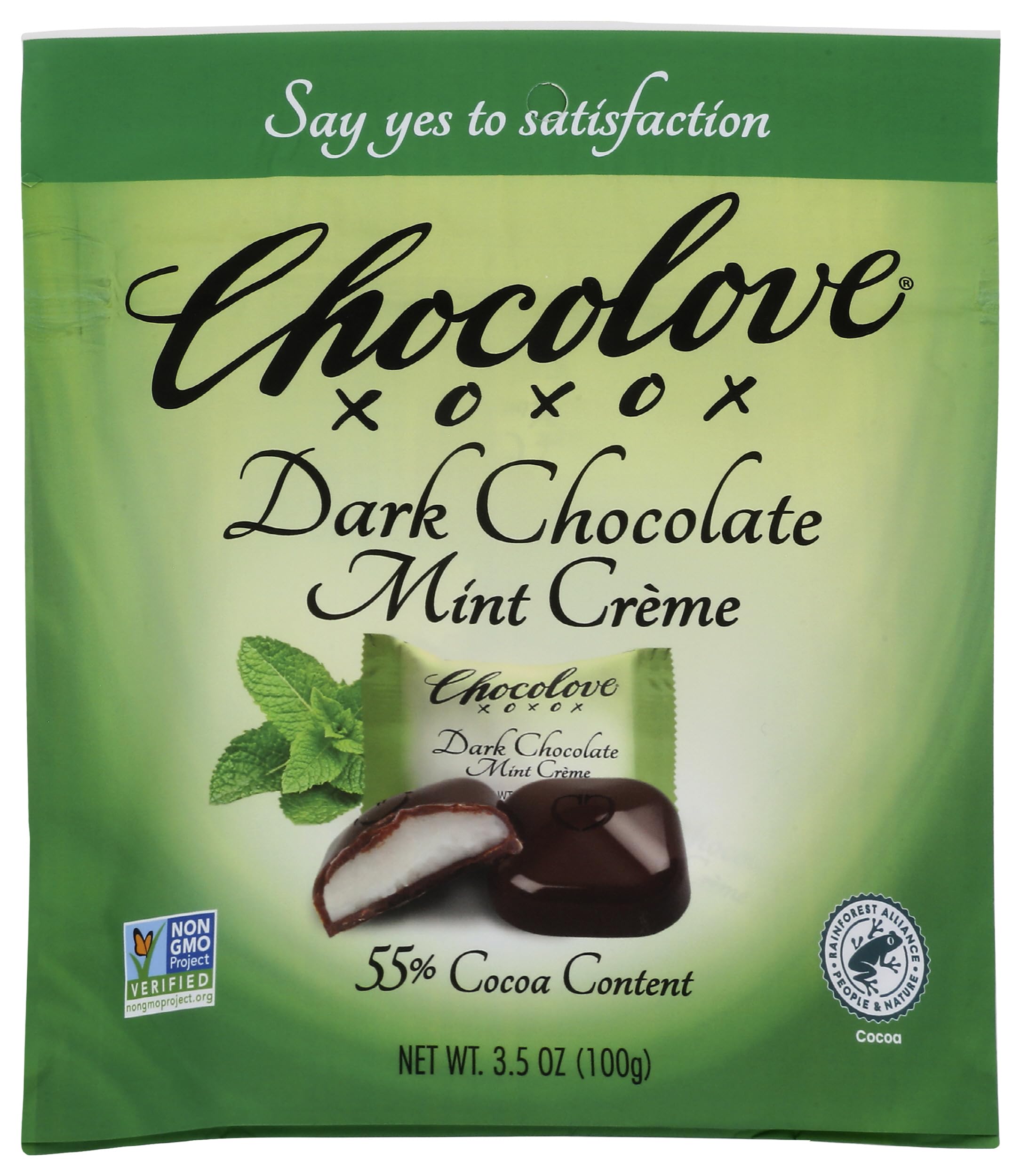 Dark Chocolate Mint Crème Bites, 3.5 Ounce