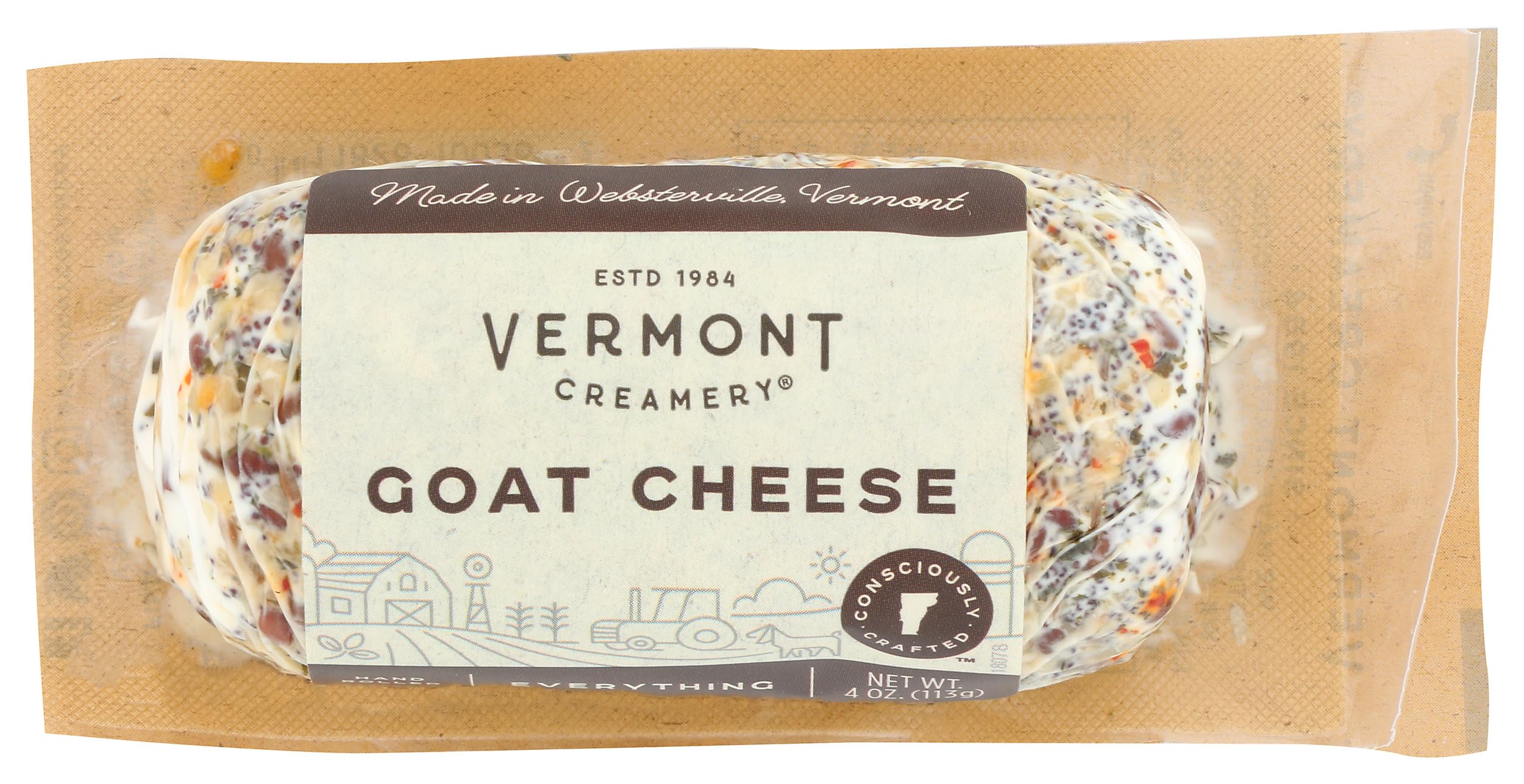 Goat Cheese Everything Log, 4 Ounce