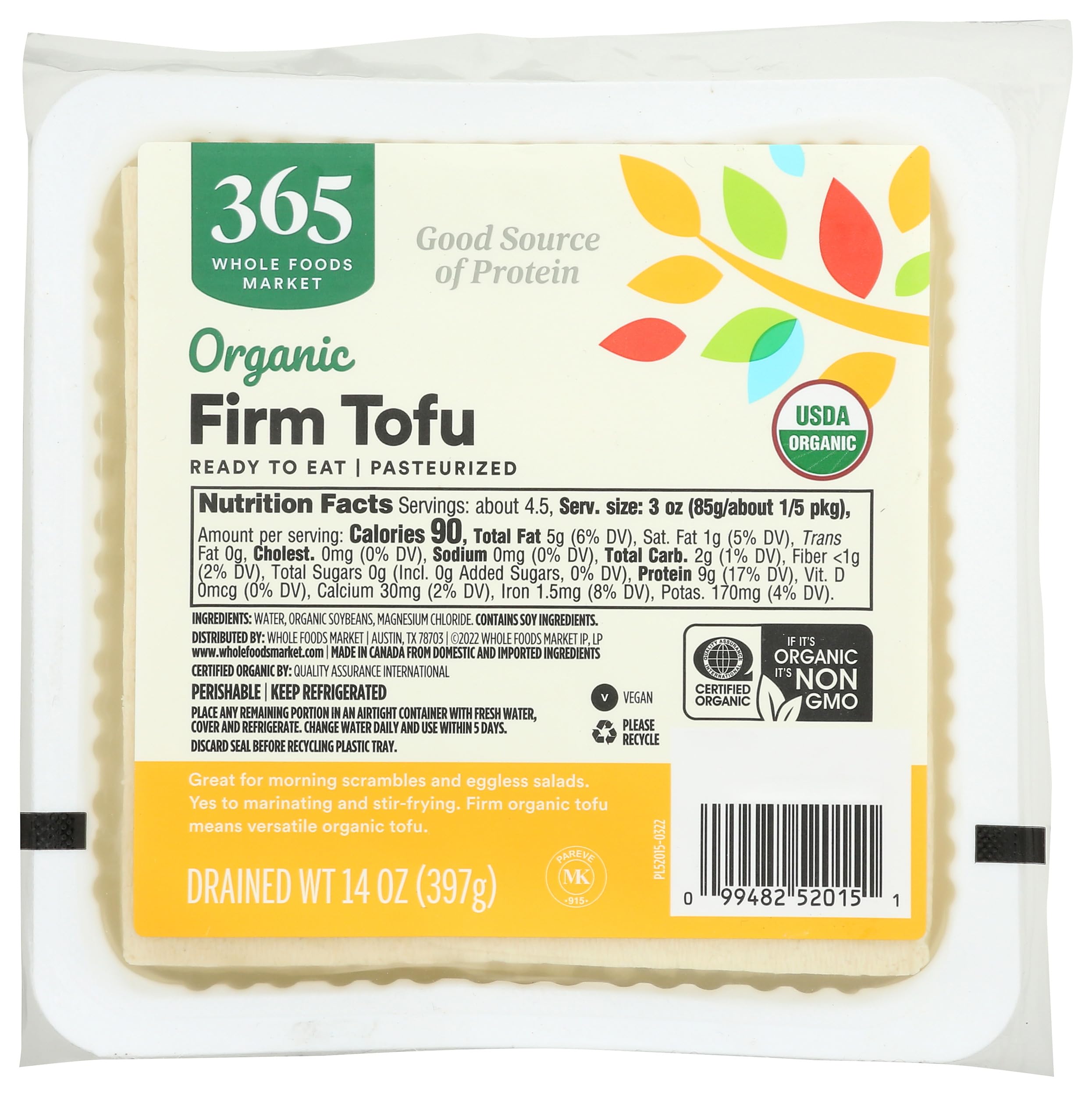 365 By Whole Foods Market, Tofu Firm Organic, 14 Ounce