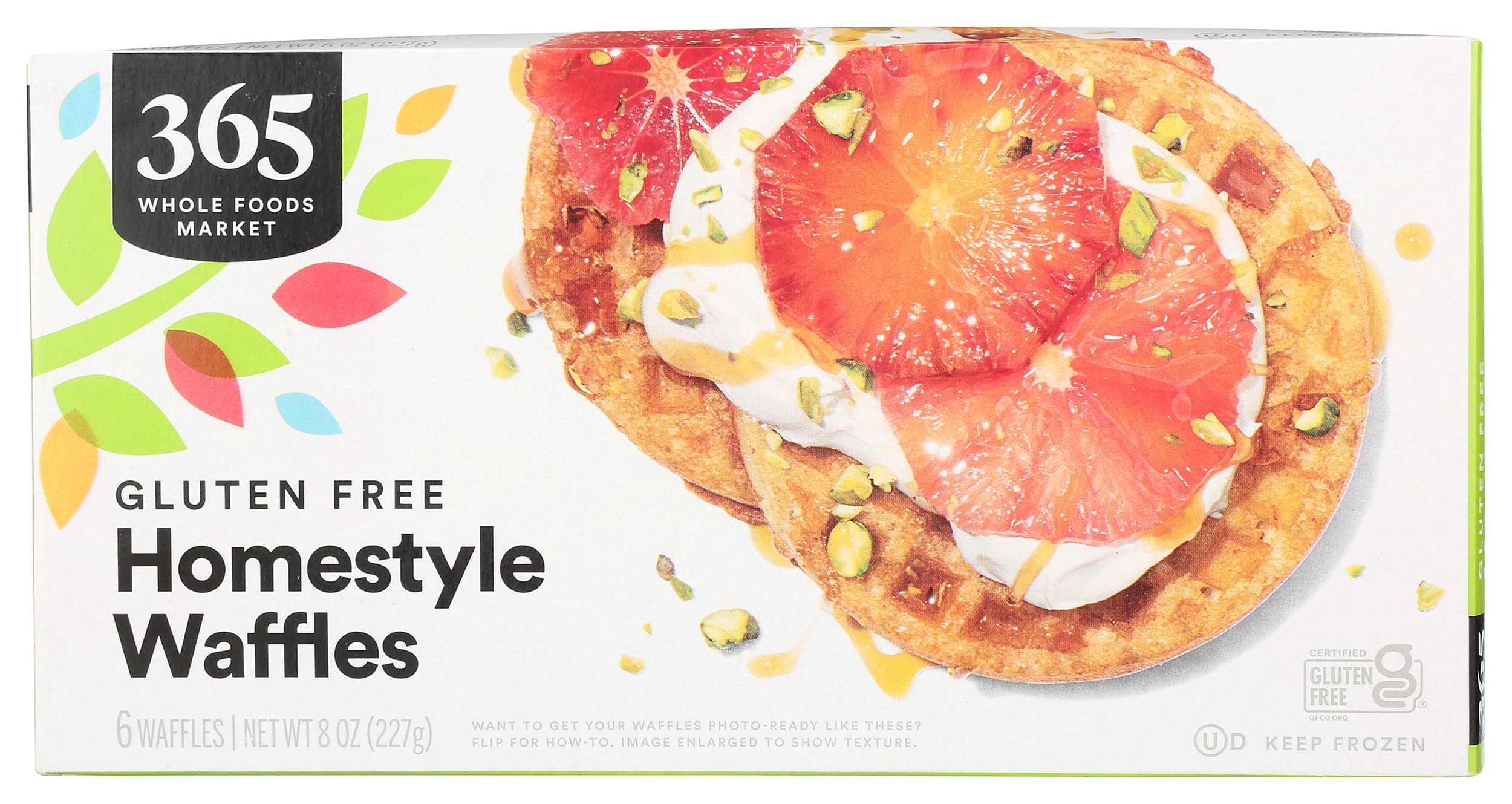 365 By Whole Foods Market, Gluten Free Waffles, 8 Ounce