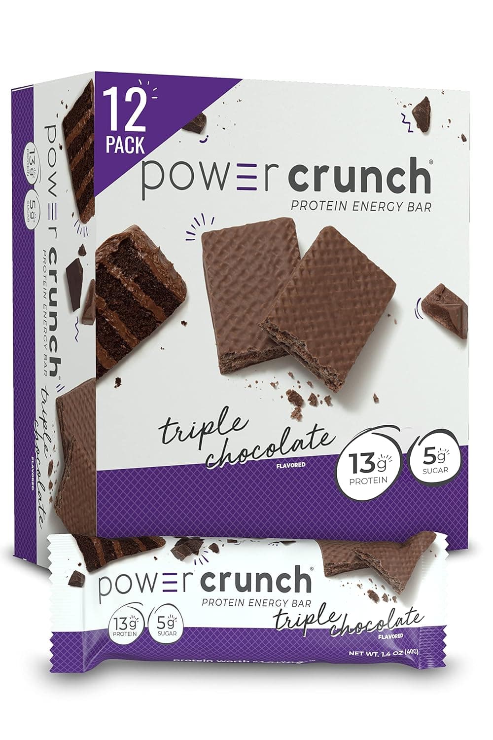 Power Crunch Protein Wafer Bars (Triple Chocolate)