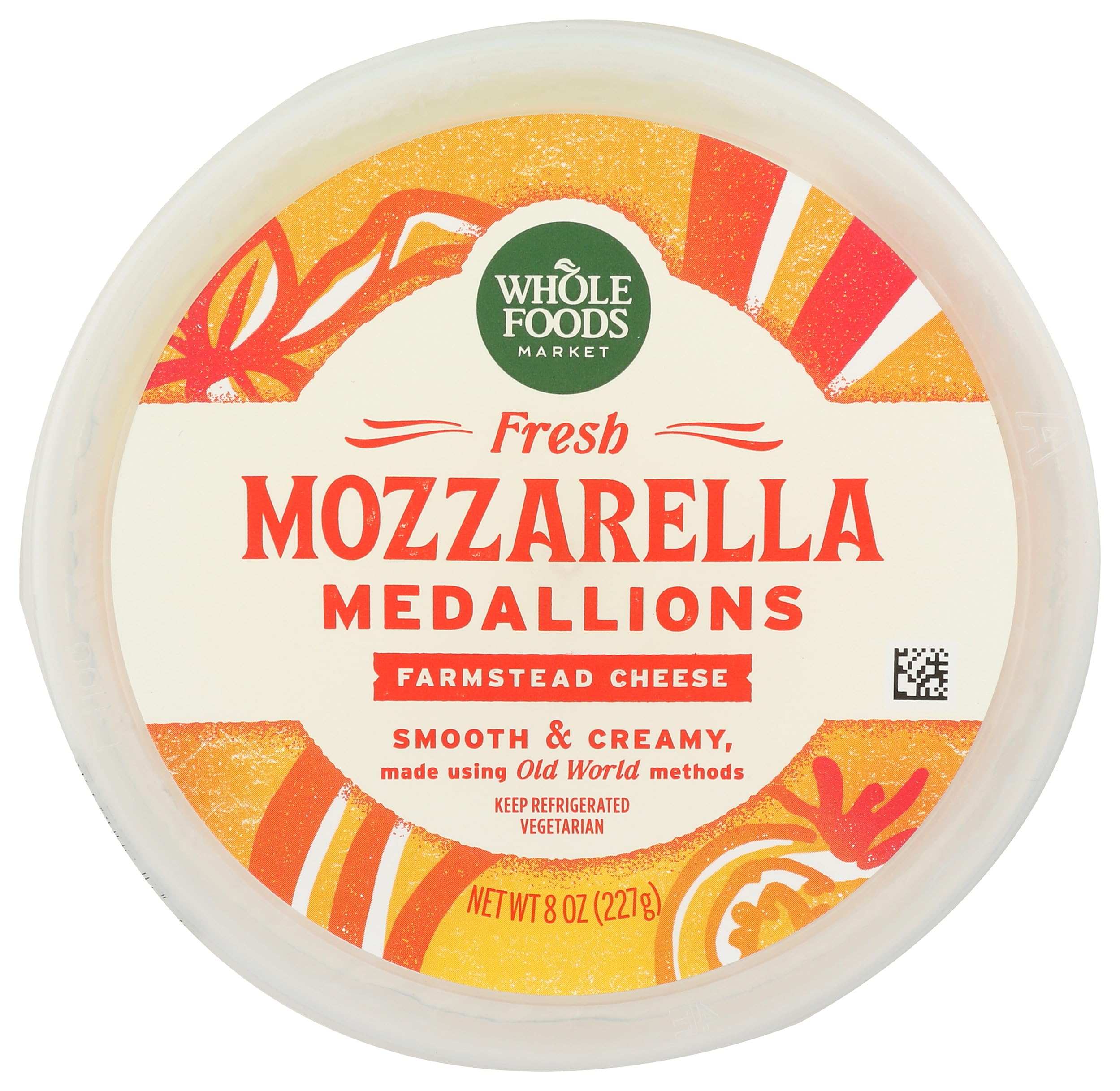 Fresh Mozzarella Medallions, 8 oz