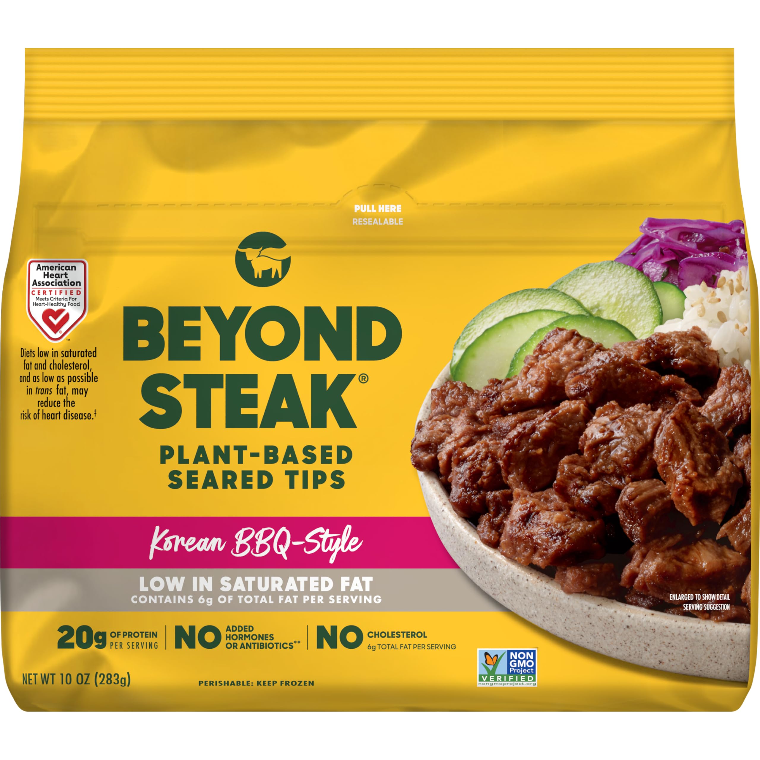 Beyond Meat Korean BBQ Style Plant Based Steak Tips, 10 Ounce