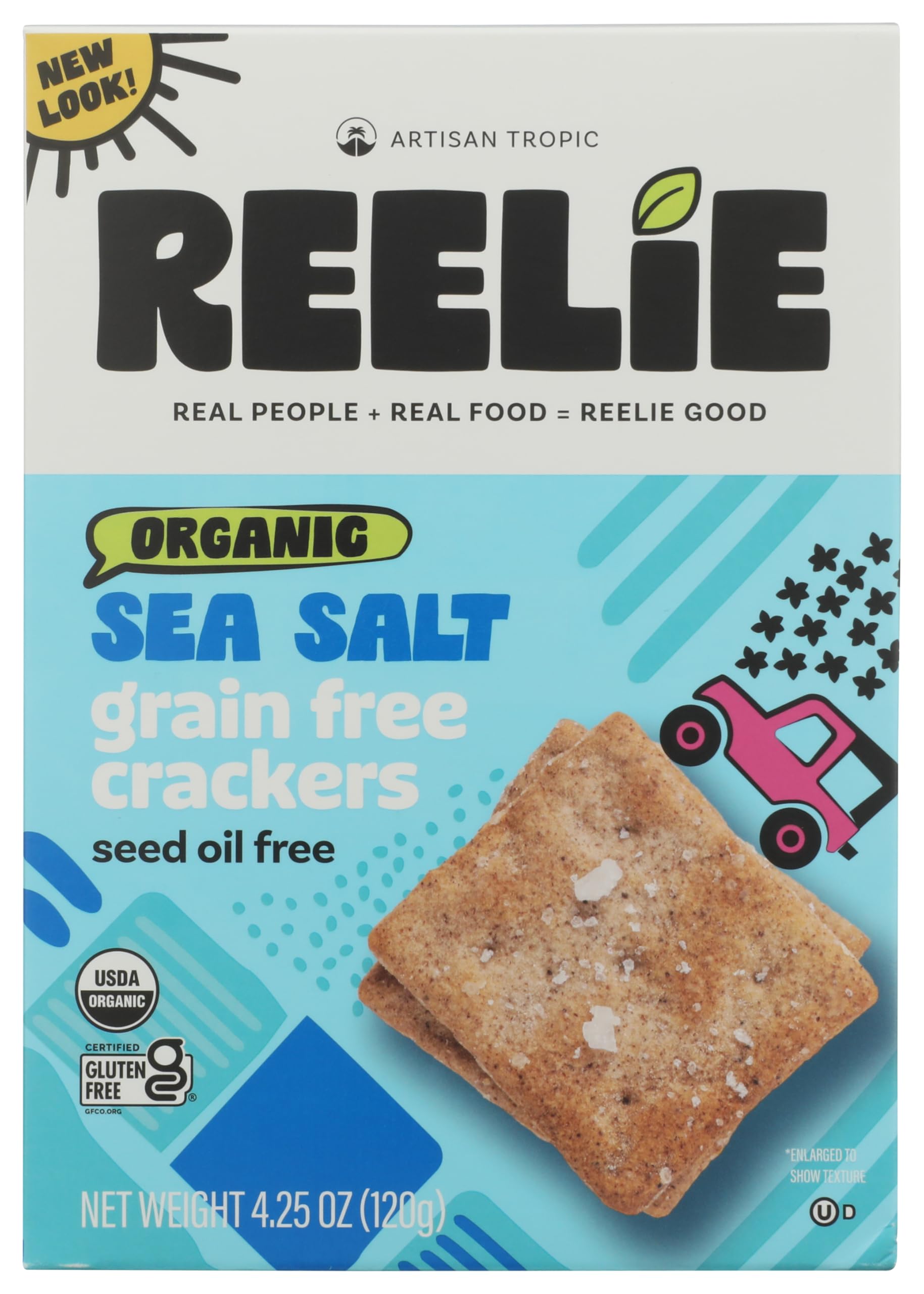 Crackers Sea Salt Organic, 4.25 Ounce