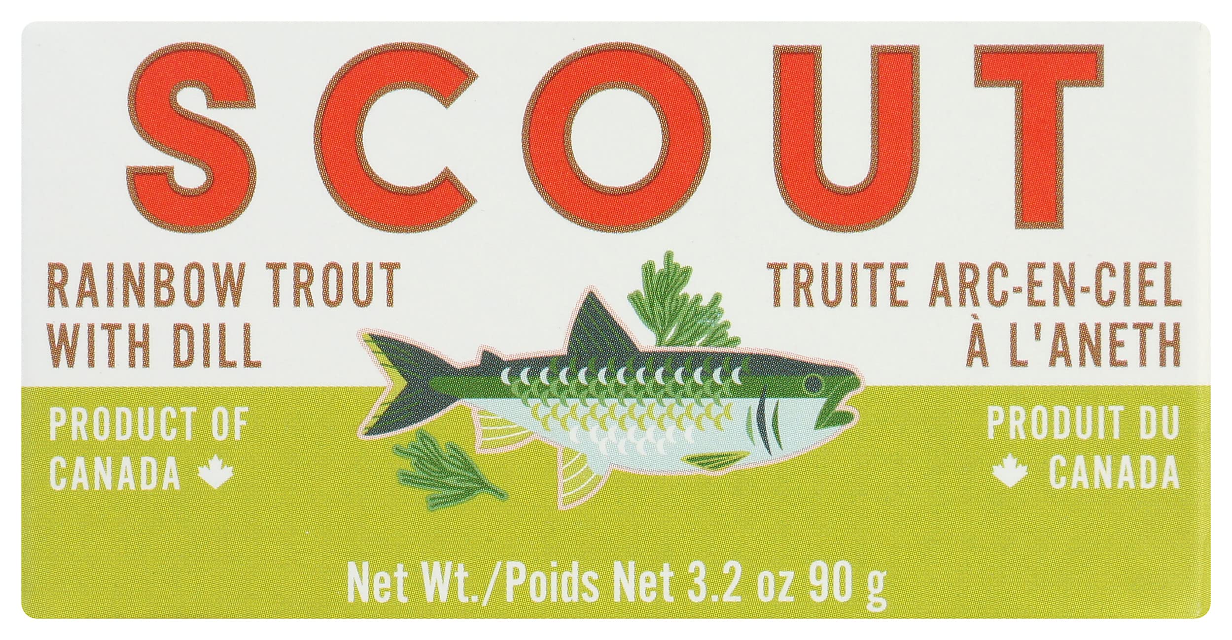 Trout Rainbow Dill And Sunflower Oil, 3.2 Ounce
