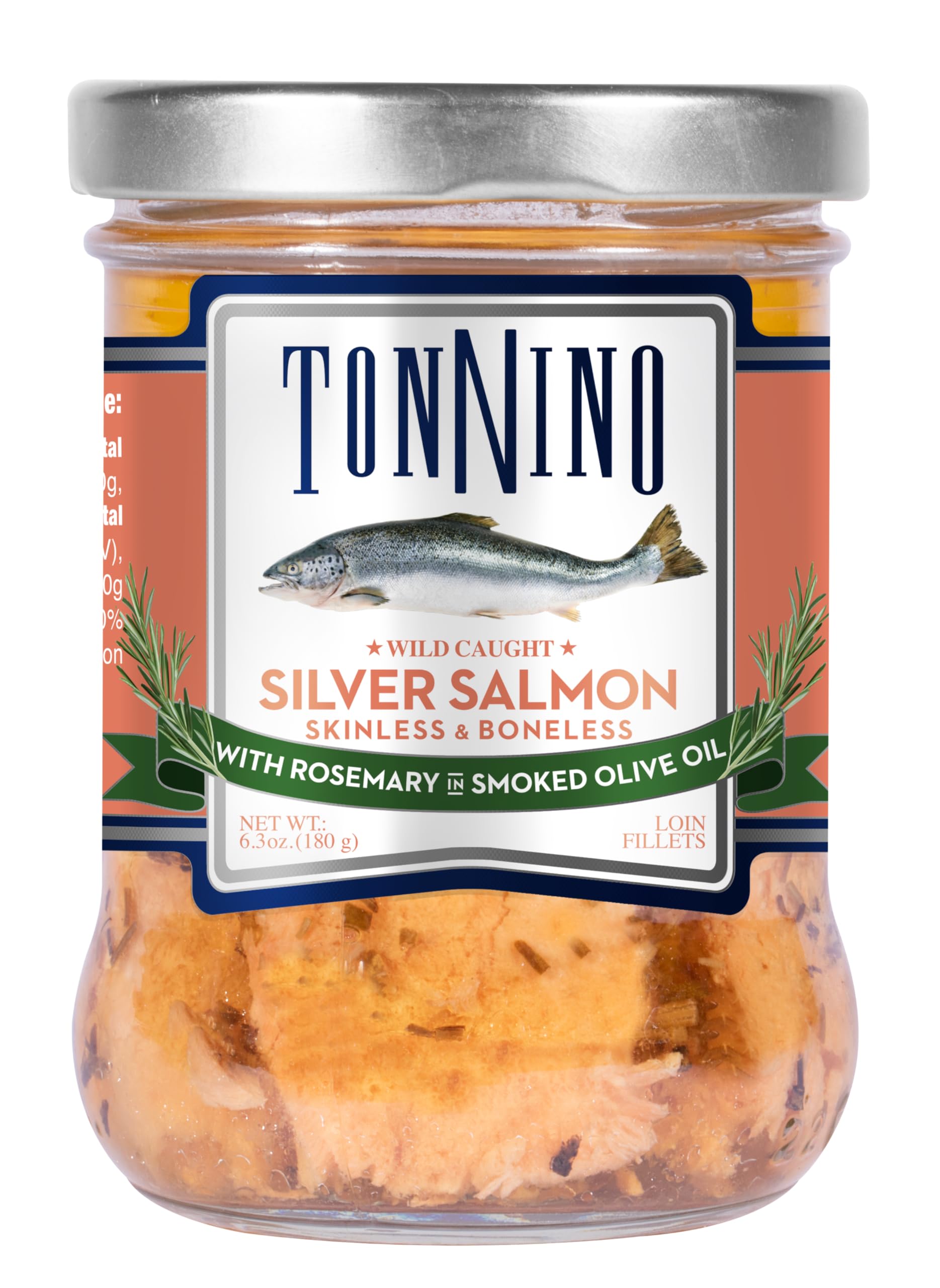SIlver Salmon Group (1, Rosemary in smoked Olive Oil)