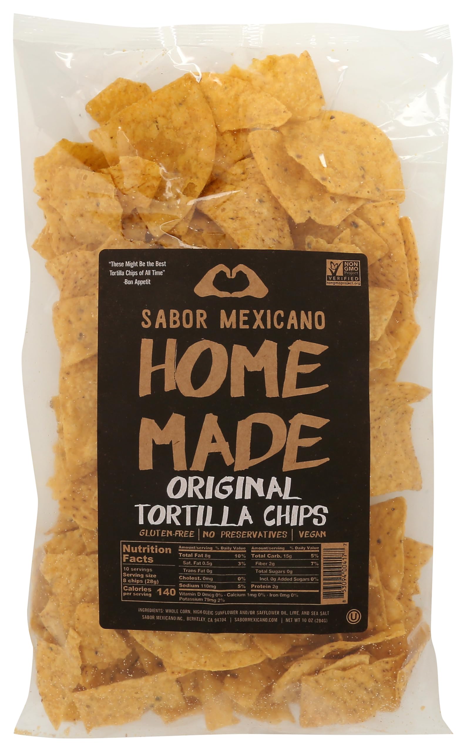 Sabor Mexicano Homemade Chips, 10 oz