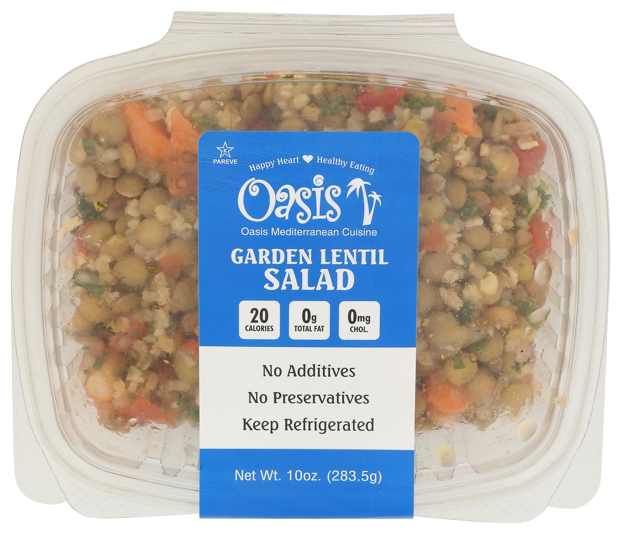 Oasis Foods, Garden Lentil Salad, 10 Ounce