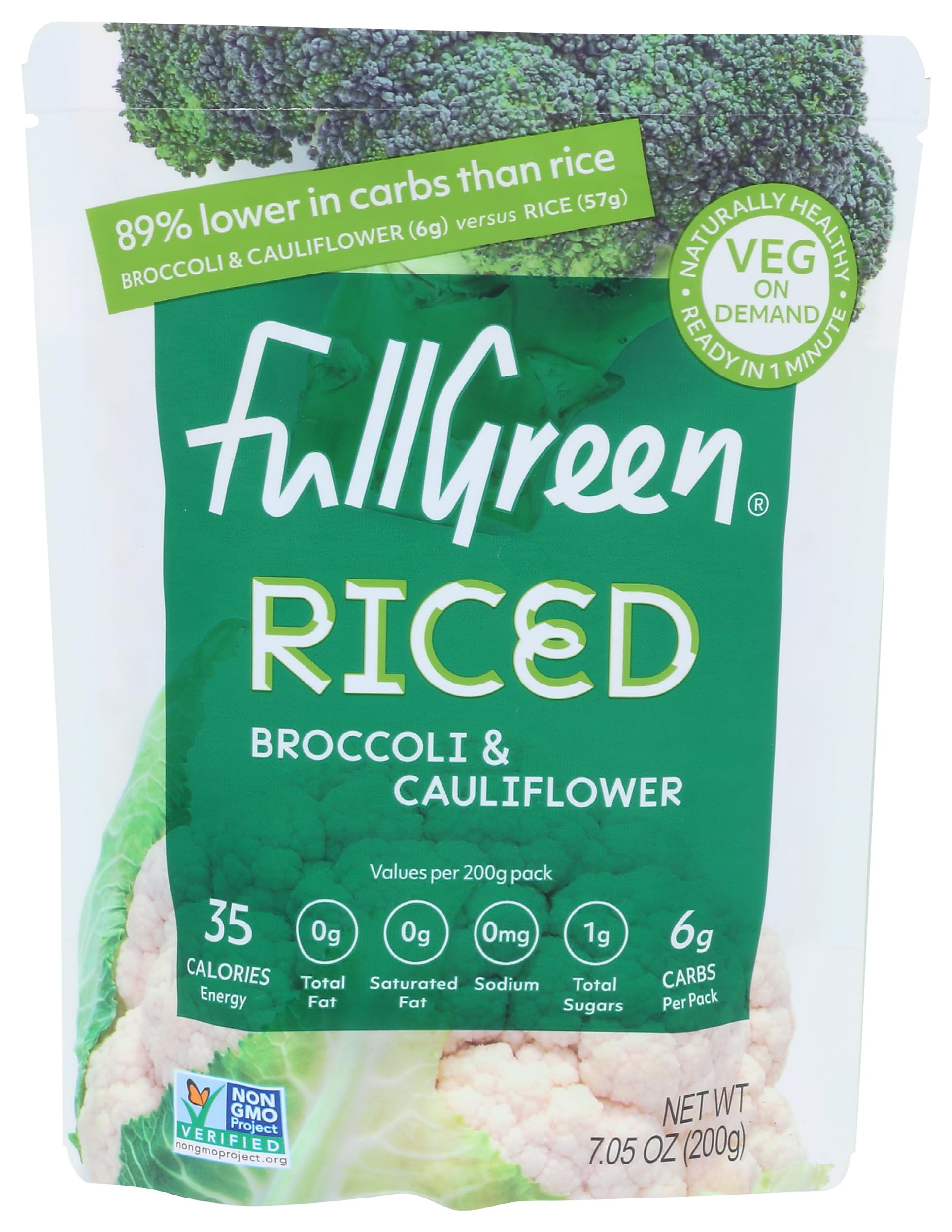 Broccoli Cauliflower Riced, 75 Ounce