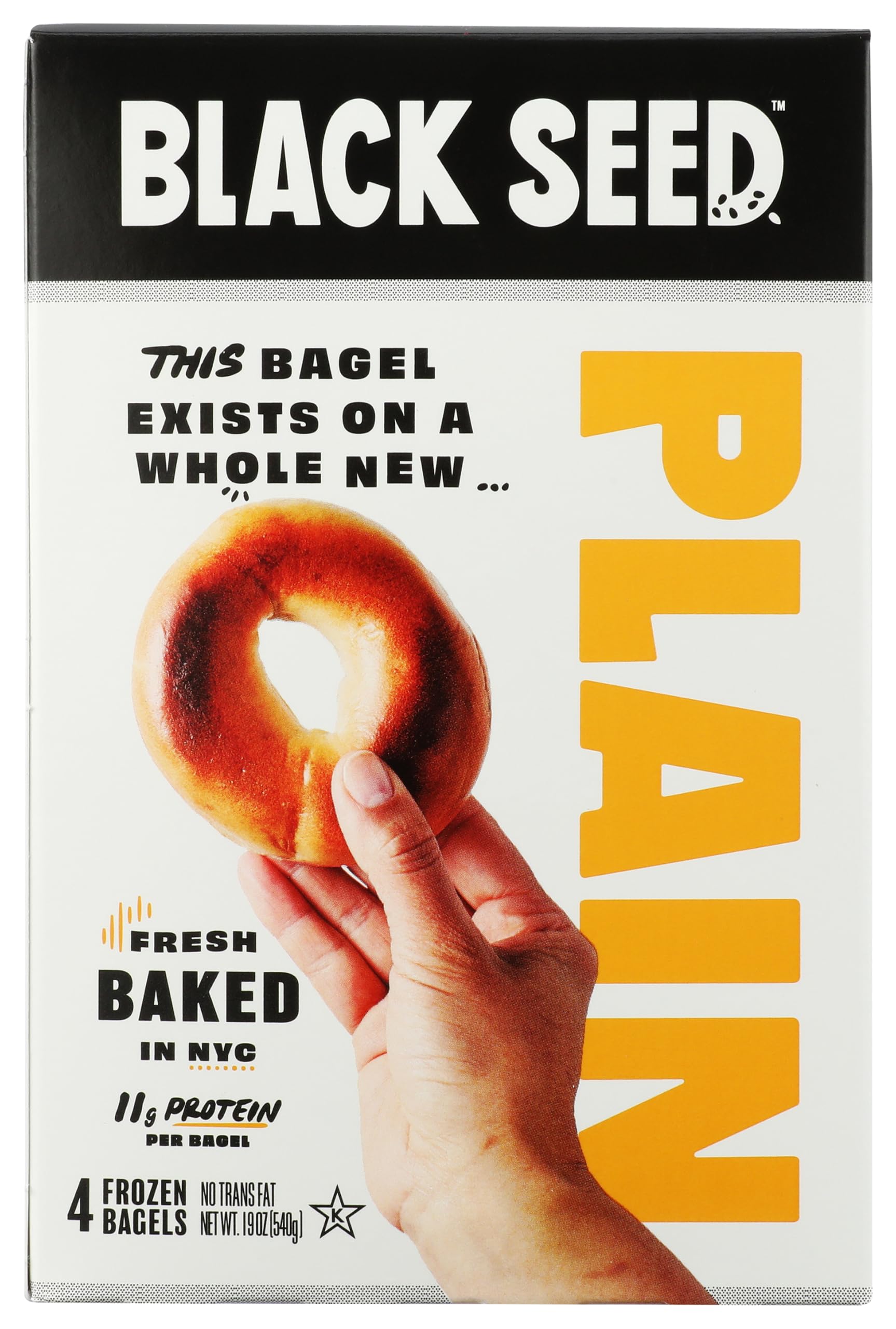 Black Seed Bagel, Bagel Plain, 16 Ounce