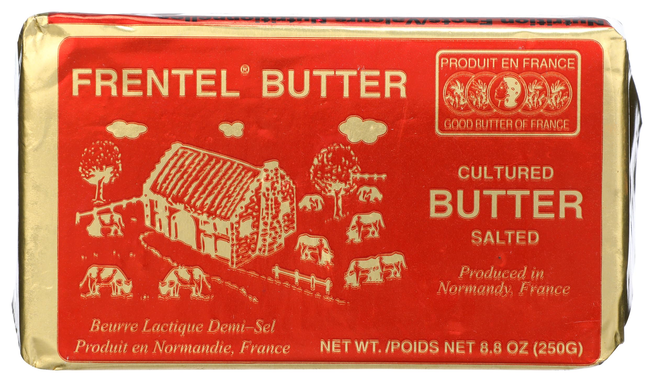 Frentel Butter French Salted, 8.8 Ounce