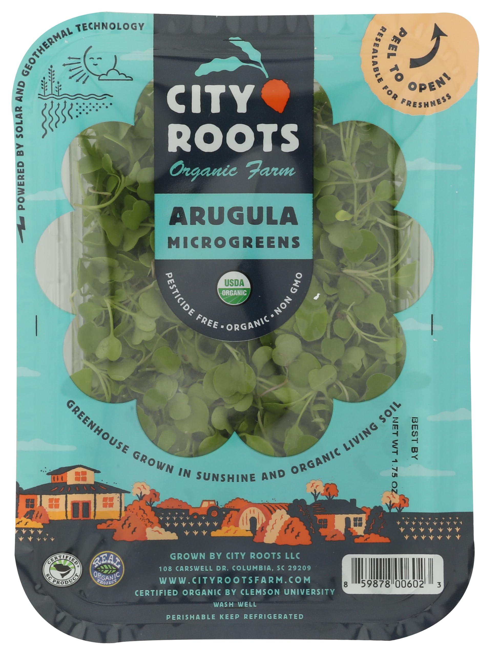Organic Arugula Microgreens, 16 oz