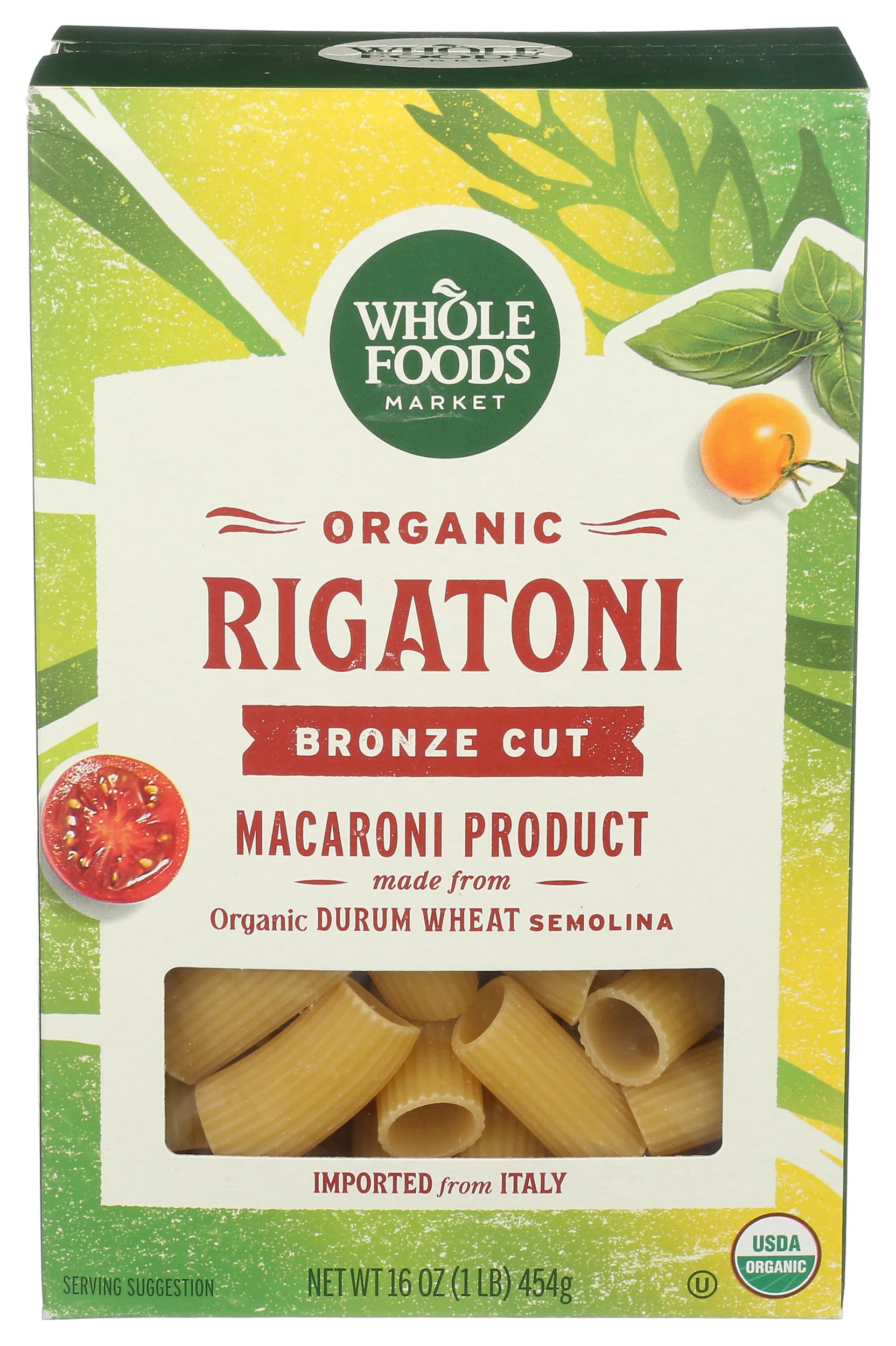 Whole Foods Market Organic Rigatoni, 16 Ounce