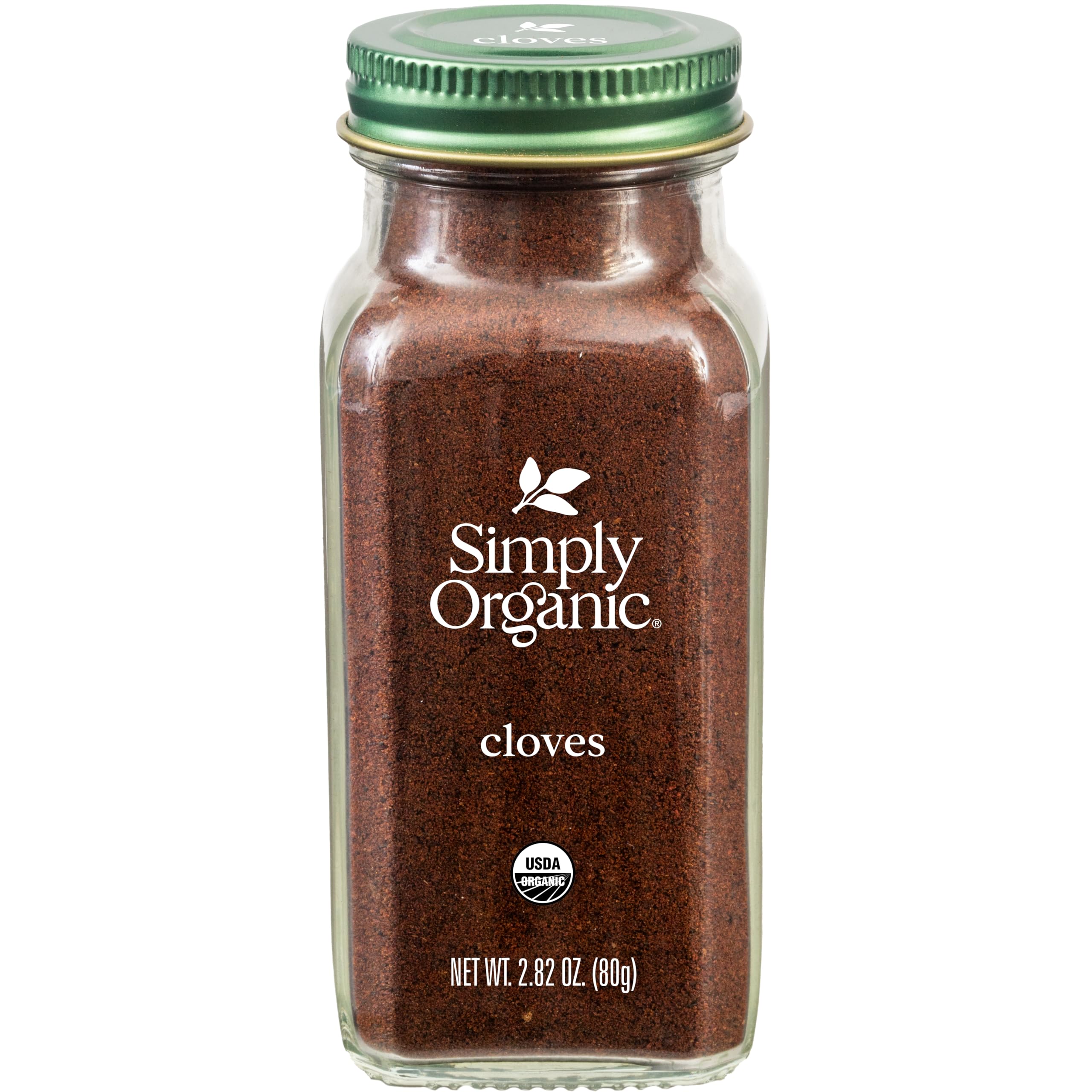 Simply Organic Cloves Ground Certified Organic, 2.82-Ounce Container | Pure Organic Ground Cloves, Kosher, Pungent Warm Aroma, Bittersweet & Spicy