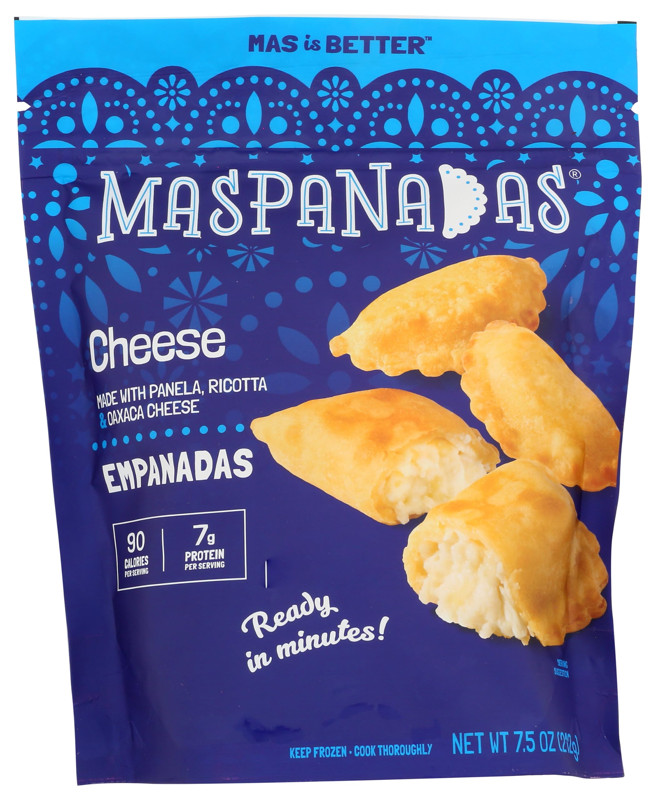 M'Panadas, Empanada Cheese, 7.5 Ounce