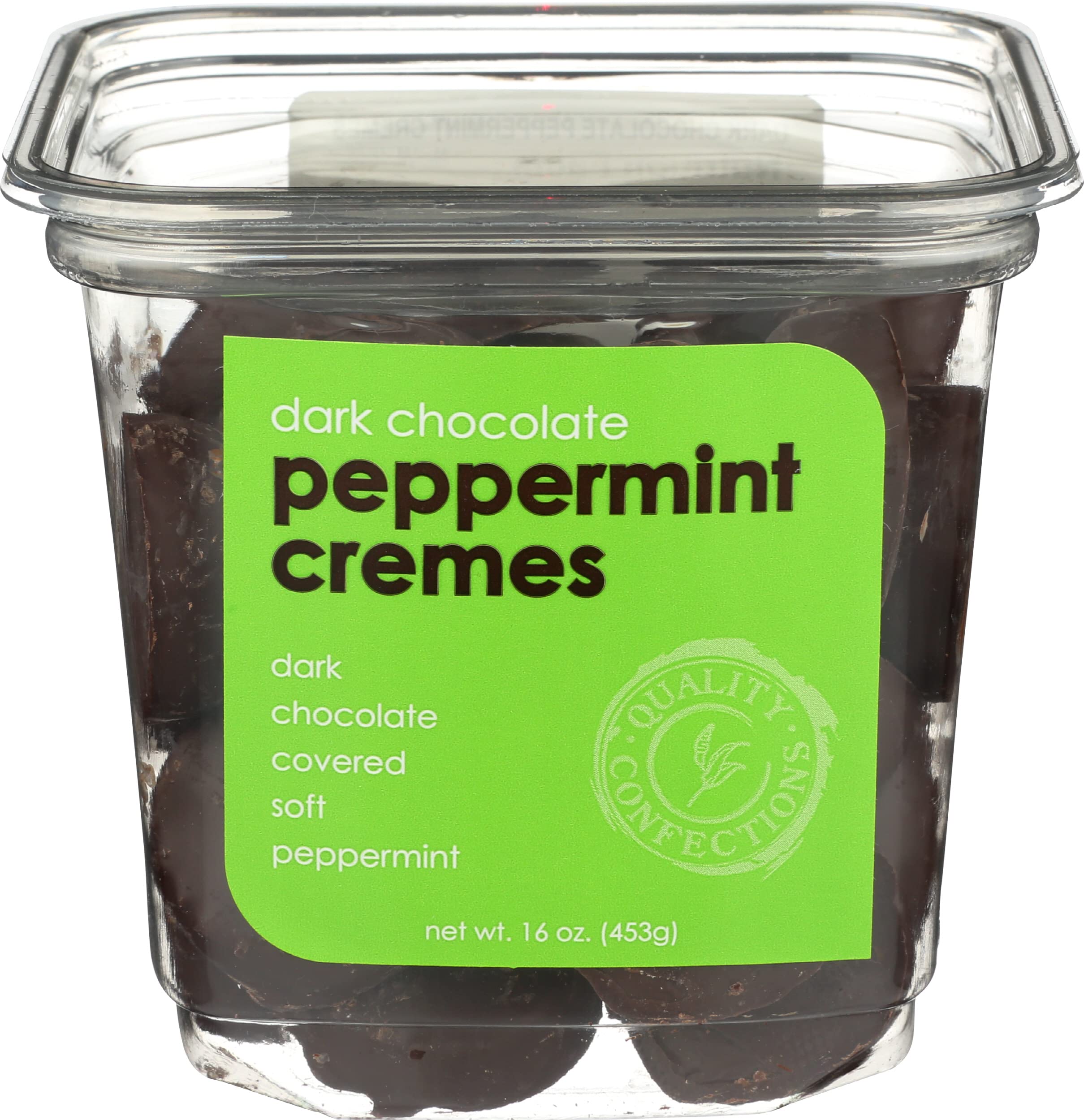 Candy Dark Chocolate Peppermint Cremes, 16 Ounce